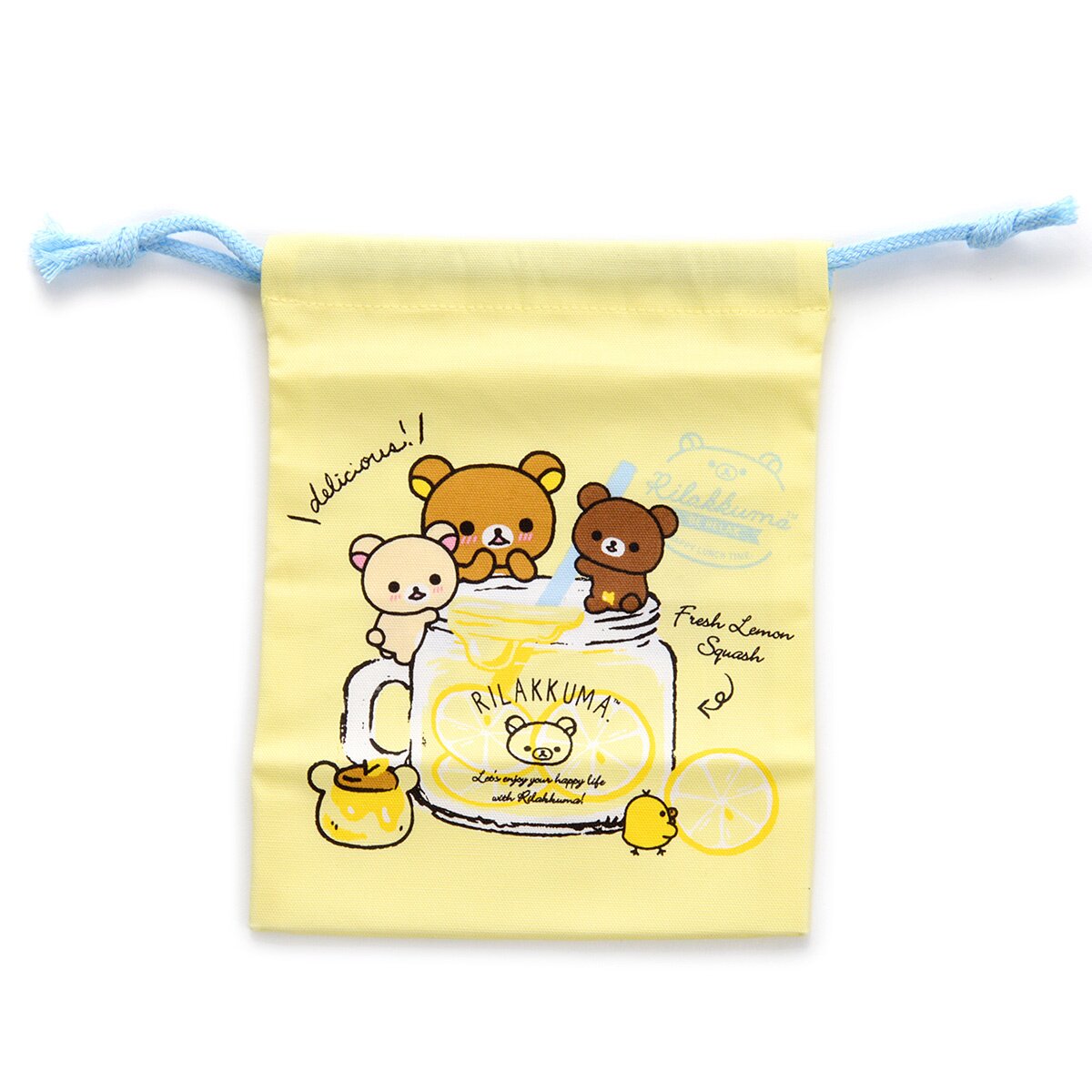 San-x Rilakkuma Fresh Lemon Pencil Case