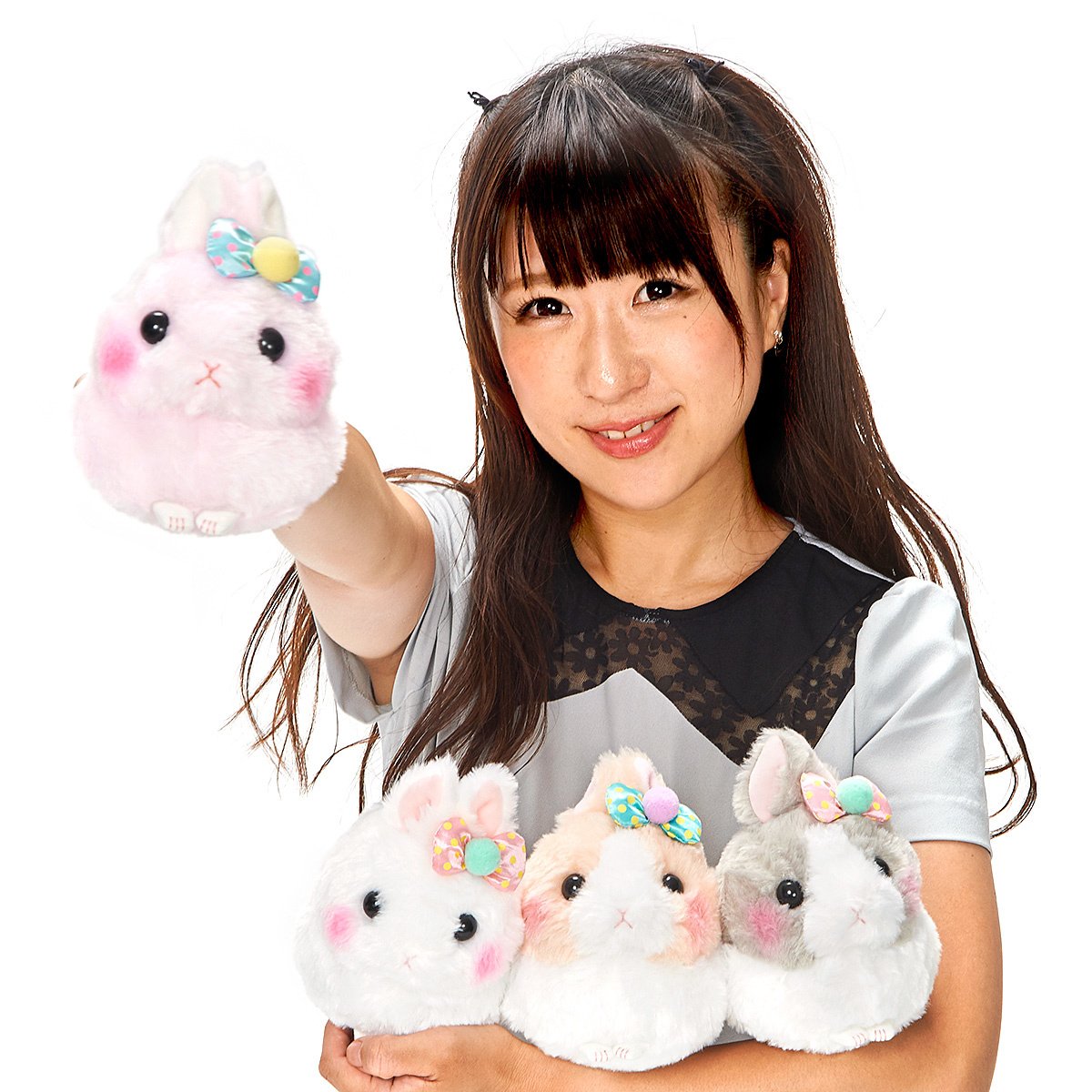 Usa Dama-chan Pompom Ribbon Rabbit Plush Collection (Standard
