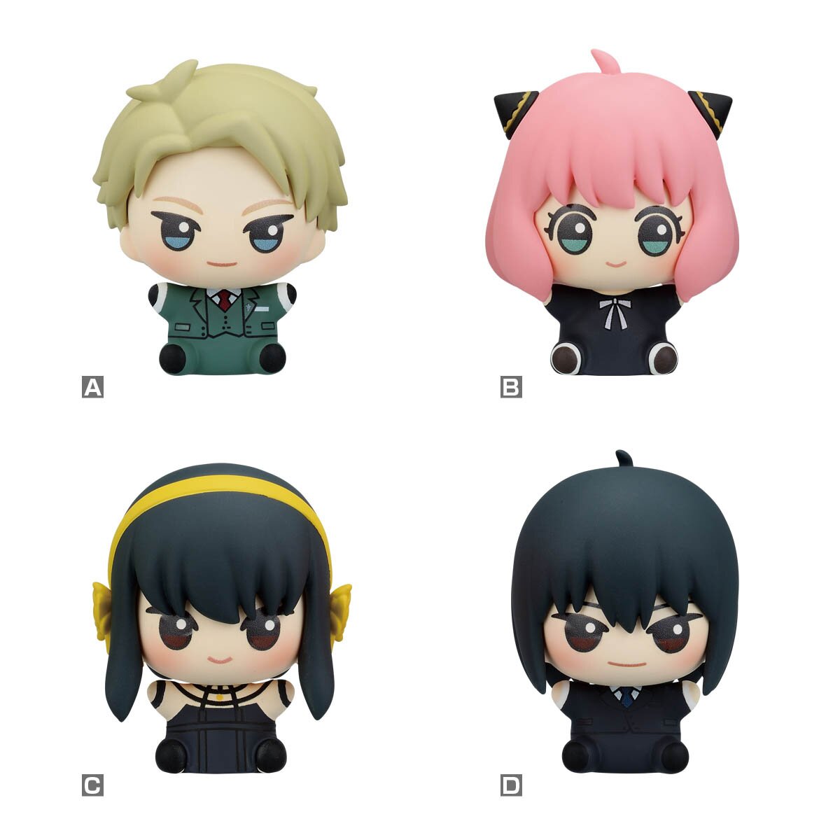 Spy x Family Mascot Sitting Figure Vol. 1: Loid & Yor & Anya