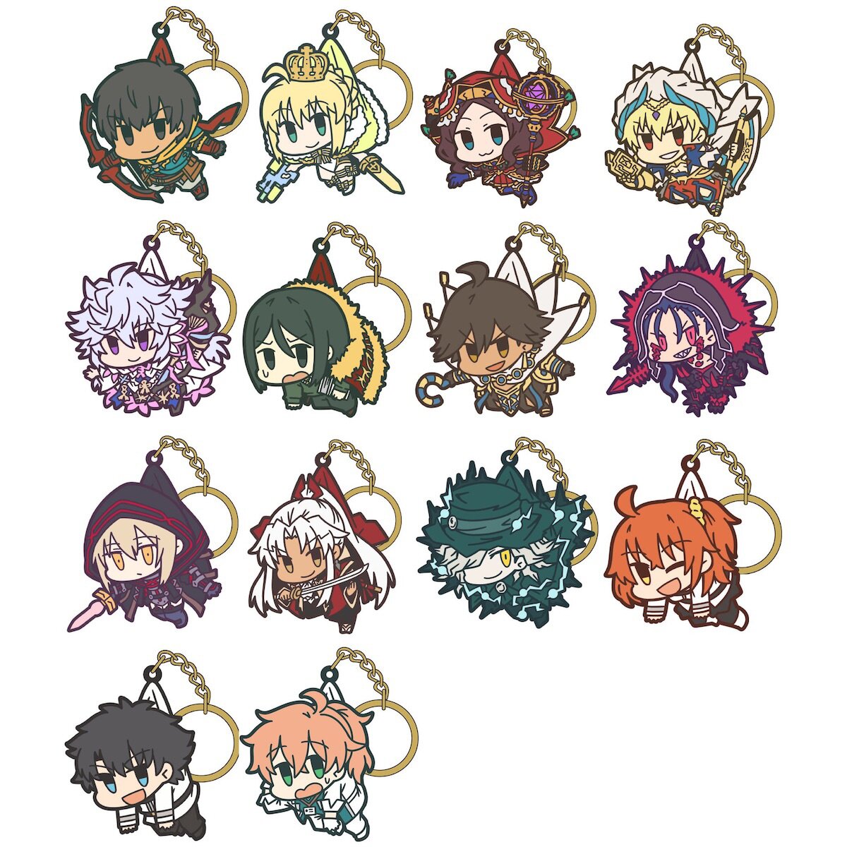 Fate/Grand Order Tsumamare Key Chain Collection Vol. 3