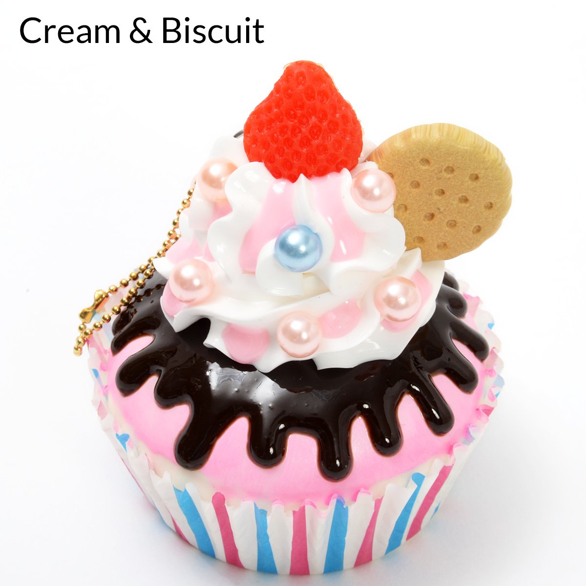 Zeitaku Sweets Deco Cupcake Big Keychain - Tokyo Otaku Mode (TOM)
