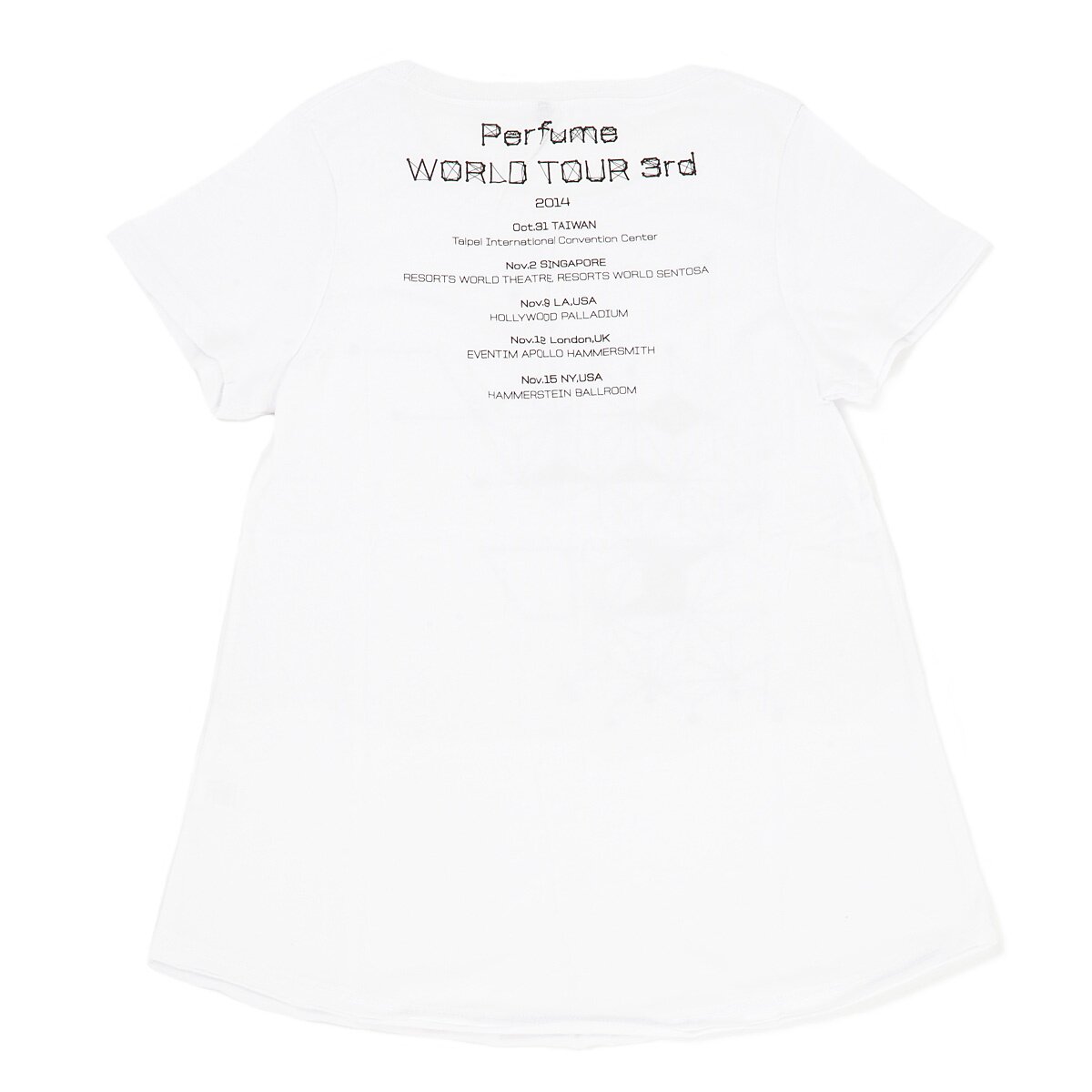 Perfume 3rd World Tour T-Shirt (White)