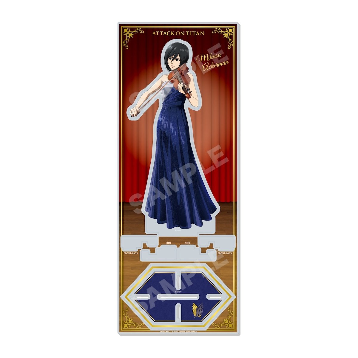 Attack on Titan Quartet Ver. Acrylic Stand L Mikasa - Tokyo Otaku