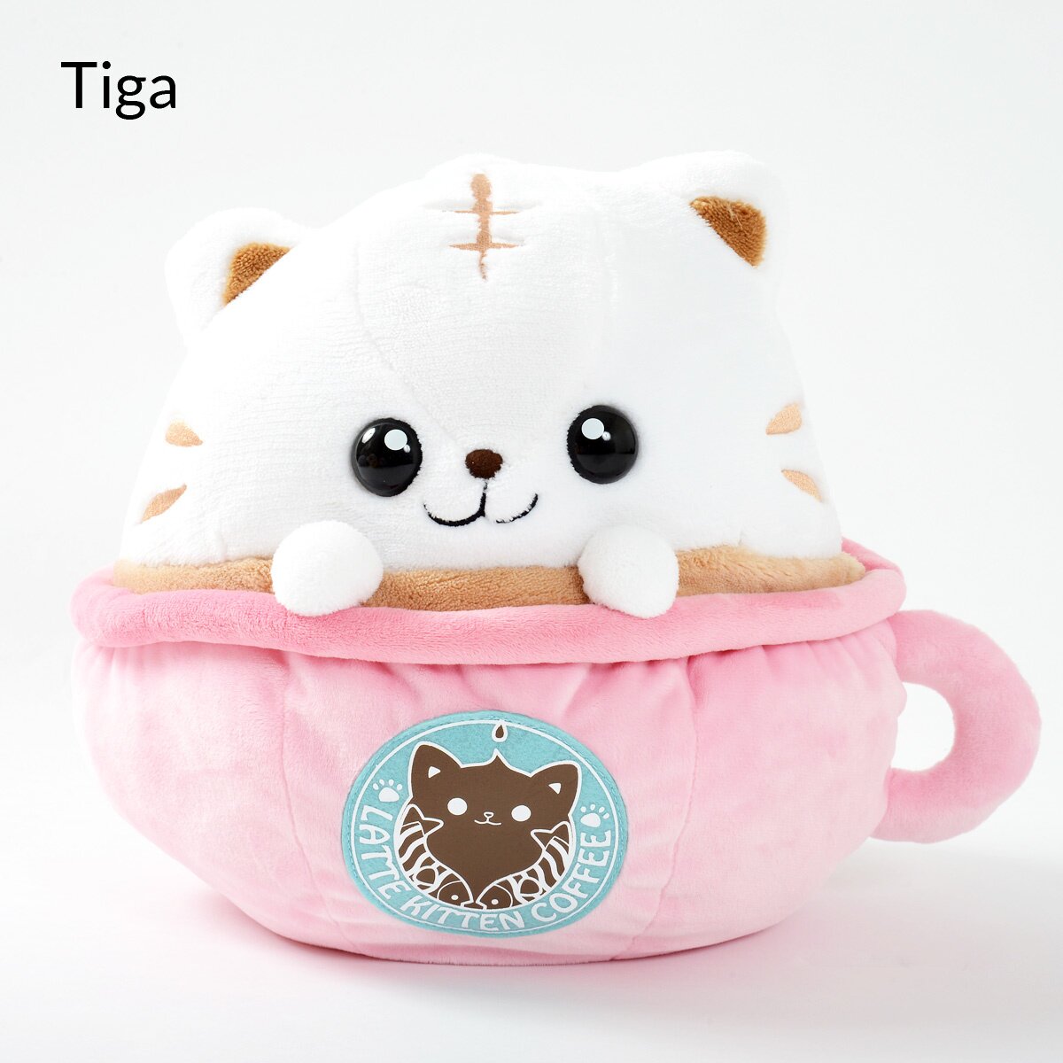 latte kitten coffee plush