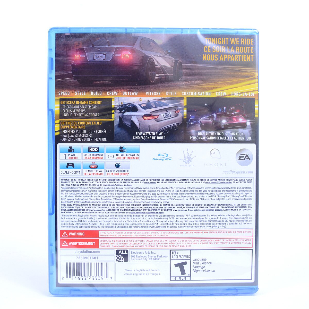 Need for Speed Deluxe Edition (PS4) - Tokyo Otaku Mode (TOM)