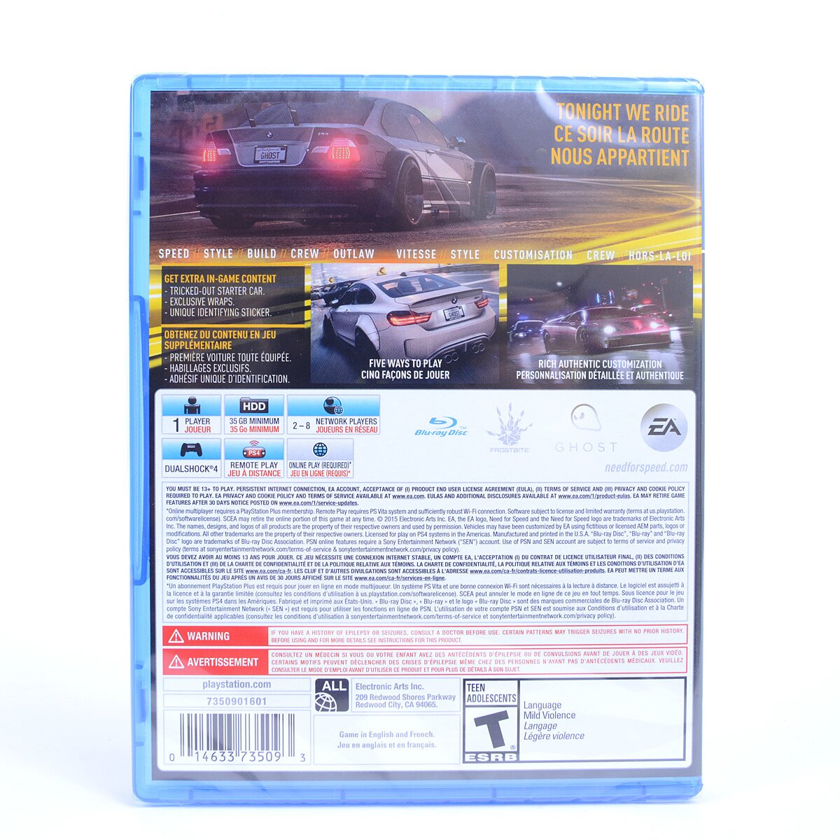 Need for Speed - Deluxe Edition - PlayStation 4