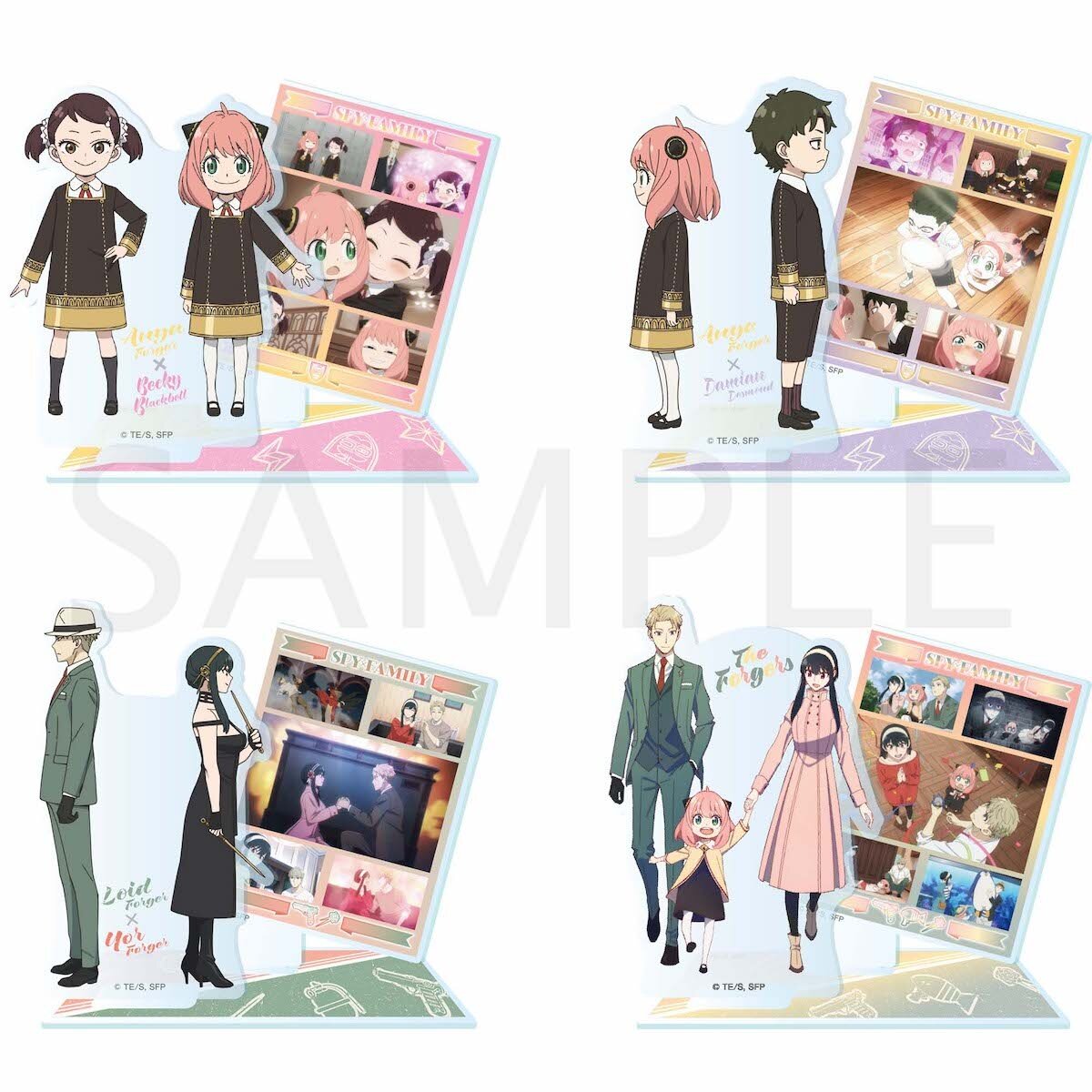 SPY×FAMILY SKETCH BOOK Set of 3 Stationery JAPAN Anime LOID YOR ANYA