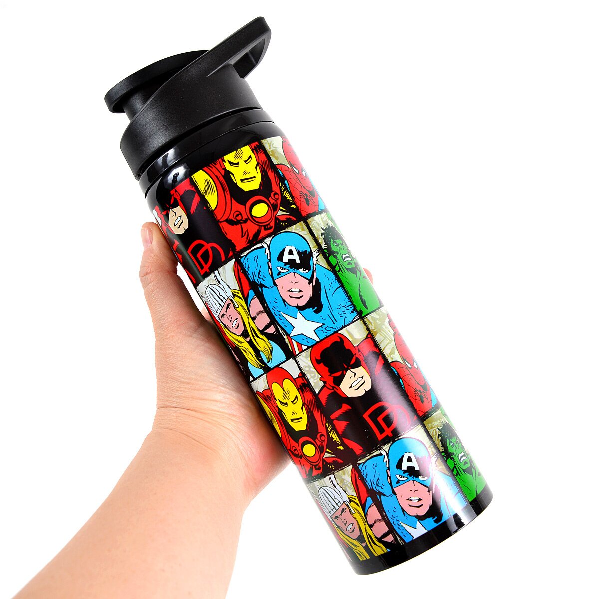 Marvel Avengers Kawaii Group Water Bottle