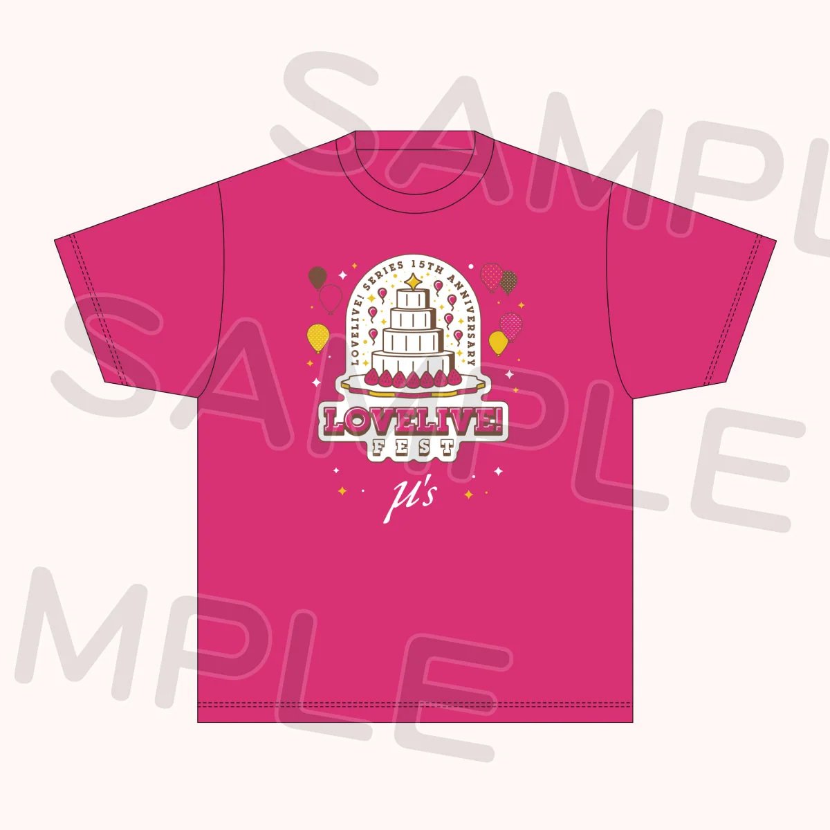 Love Live! Series 15th Anniversary Love Live! Fest T-shirt μ's