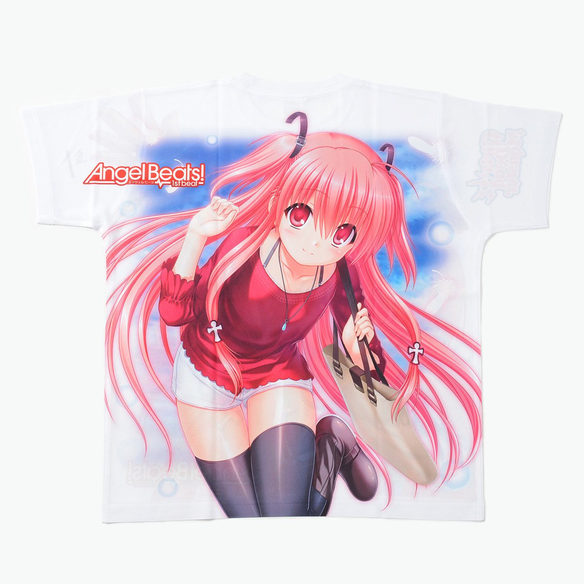 Angel Beats! 1st Beat Full-Color T-Shirt - Yui Ver.: VisualArt's