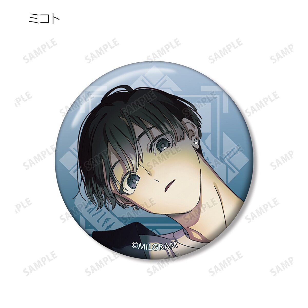 Milgram 3rd Anniversary Ver. Trading Pin Badge Complete Box