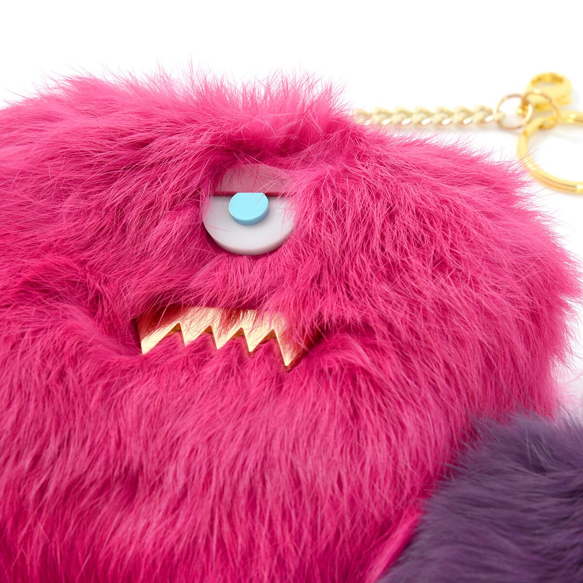 Pink Five Toothed Monster Chalk Bag