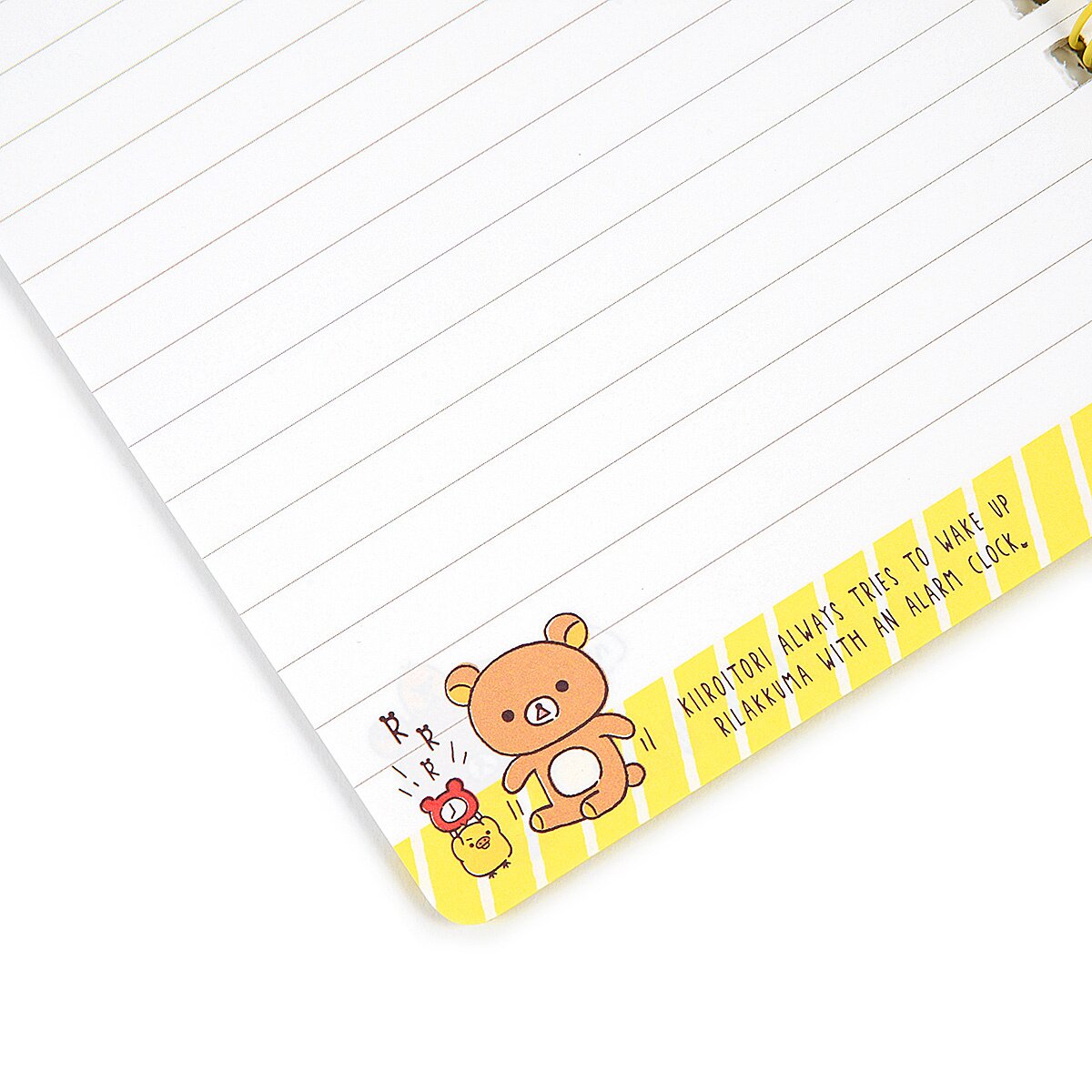 エクリュ sy_様 Rilakkuma Sleepy Rilakkuma A6 Spiral Notebook - Tokyo Otaku