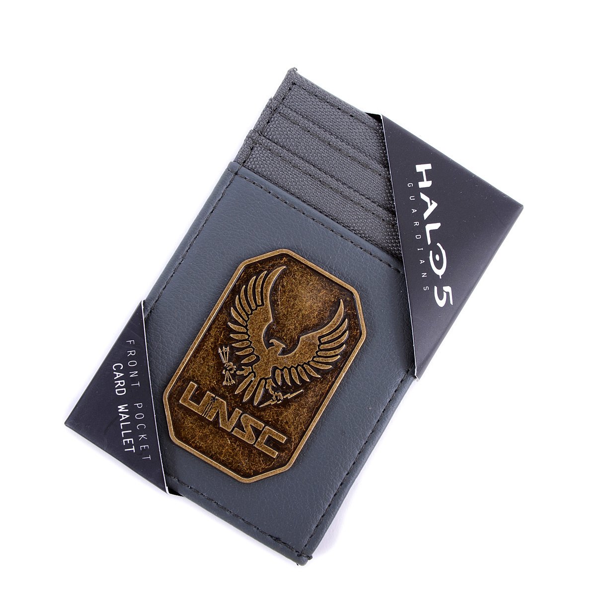 Halo UNSC Brass Badge Frontpocket Wallet GREAT QUALITY 