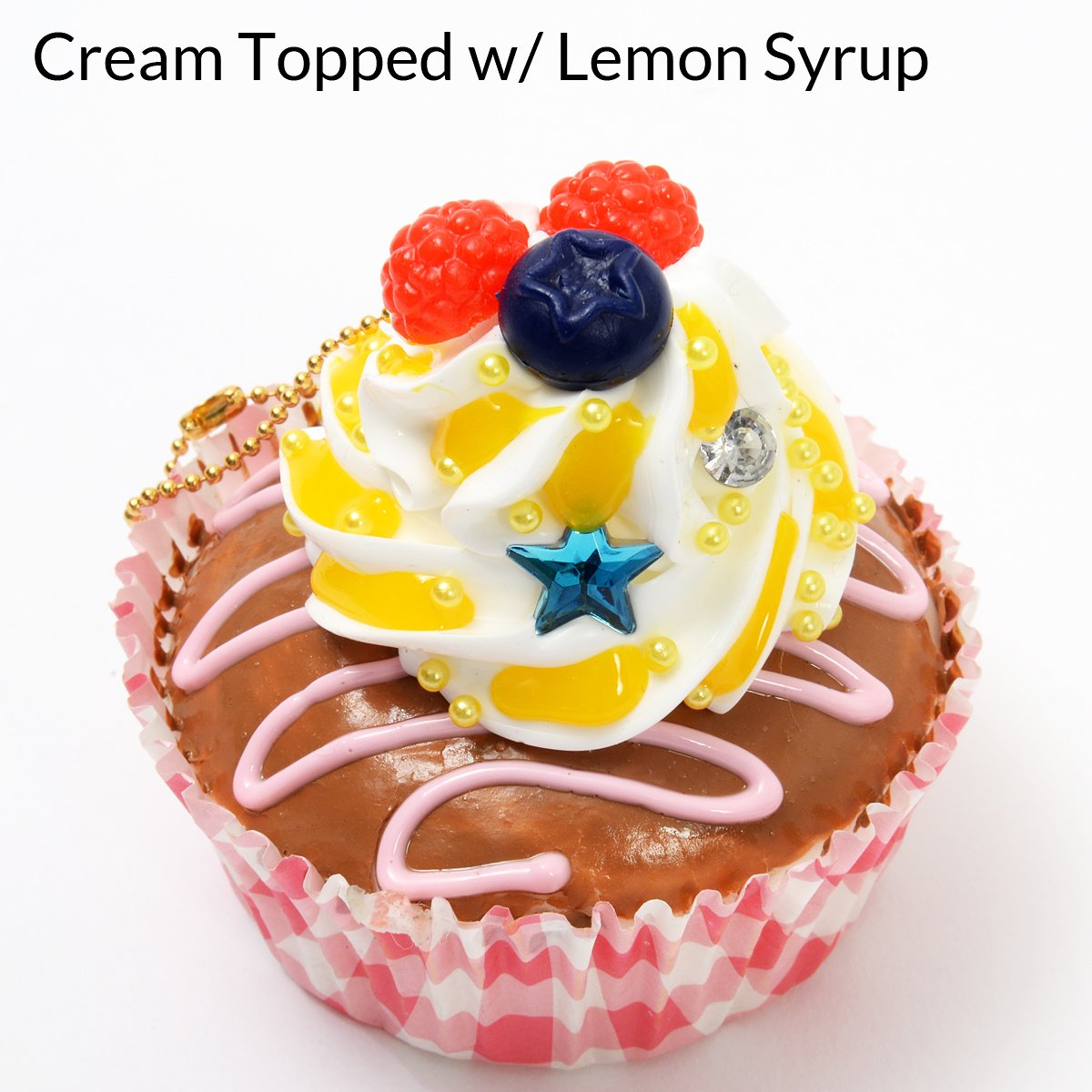 Zeitaku Sweets Deco Cupcake Big Keychain - Tokyo Otaku Mode (TOM)