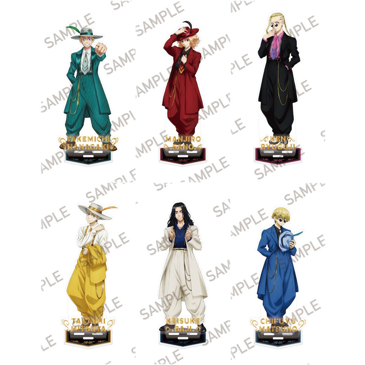 Tokyo Revengers Zoot Suit Ver. Acrylic Stand Collection - Tokyo