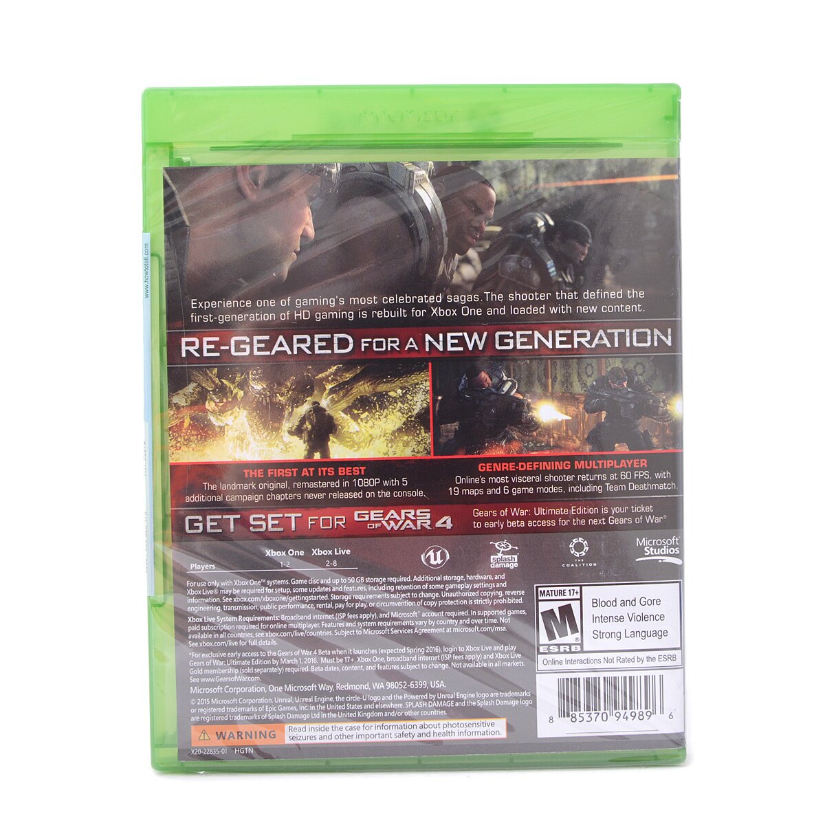 Xbox Gears of War: Ultimate Edition Games