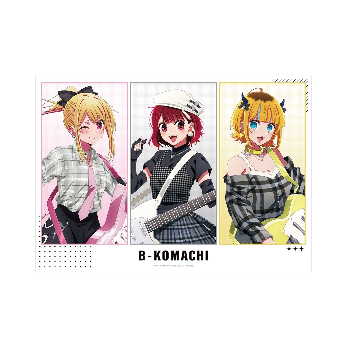 Oshi no Ko A3-Size Matte Effect Poster Ruby & Kana Arima & Mem-Cho