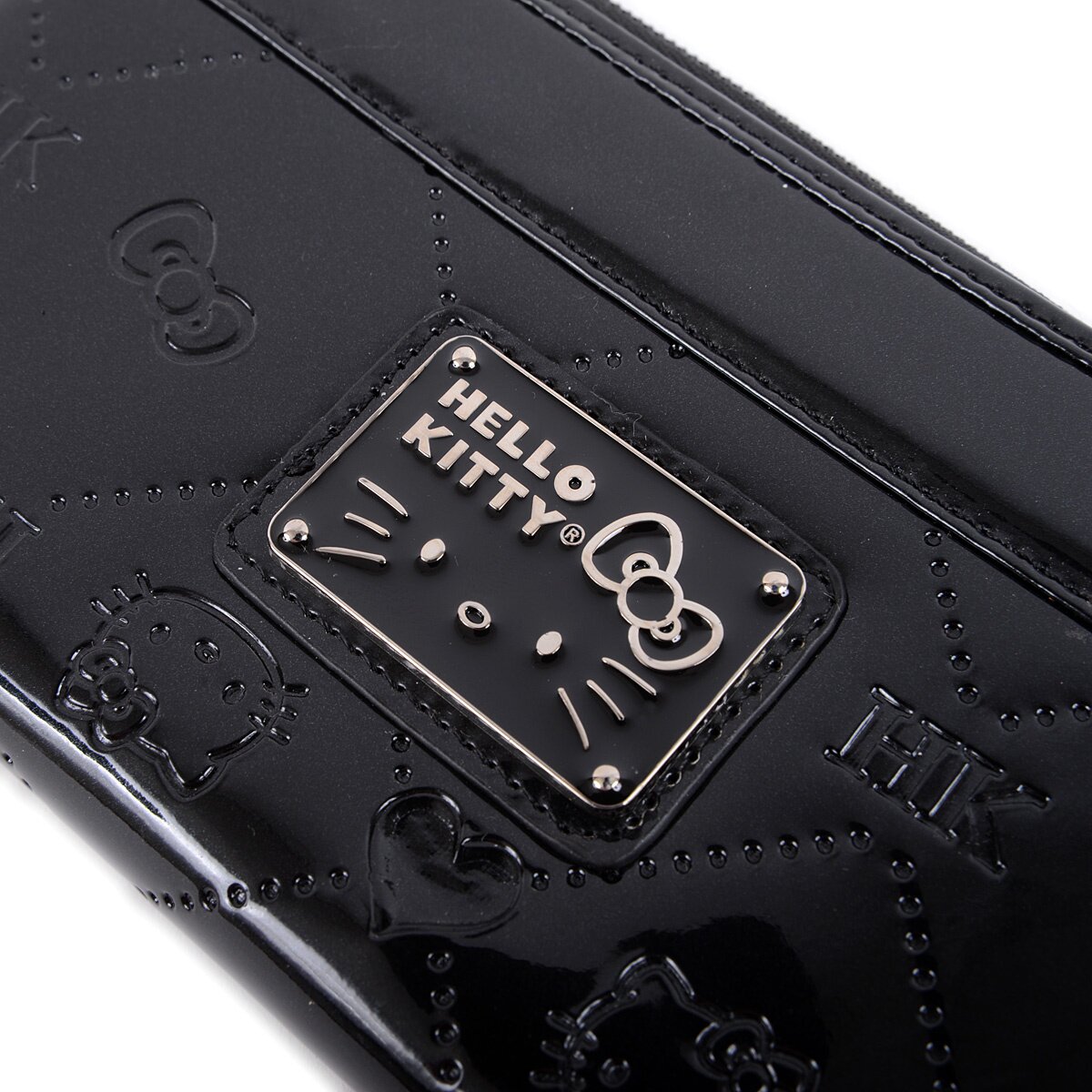 Hello Kitty Black Embossed Wallet - Entertainment Earth