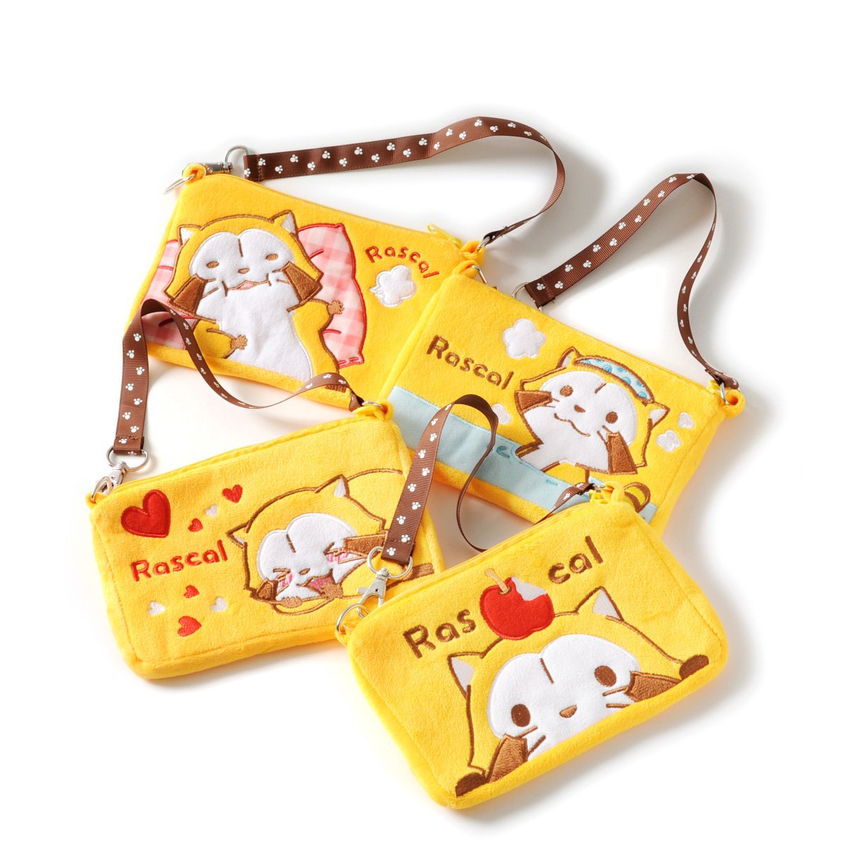 Rascal the Raccoon Plush Pouches - Tokyo Otaku Mode (TOM)