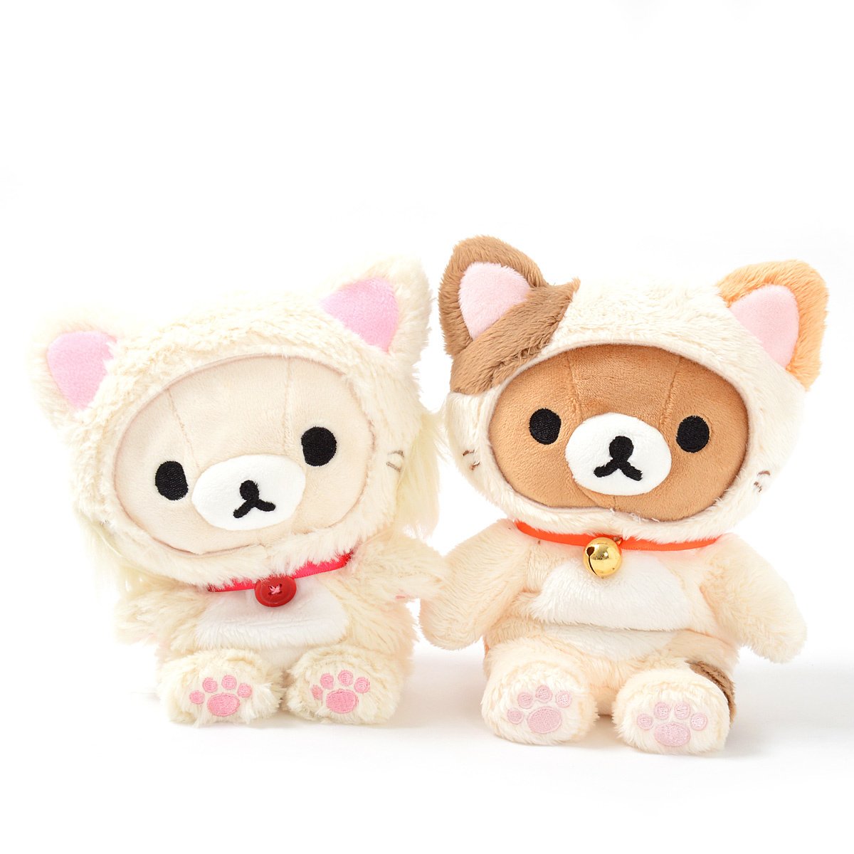 Rilakkuma Motto Nonbiri Neko Collectable Sitting Plush Collection