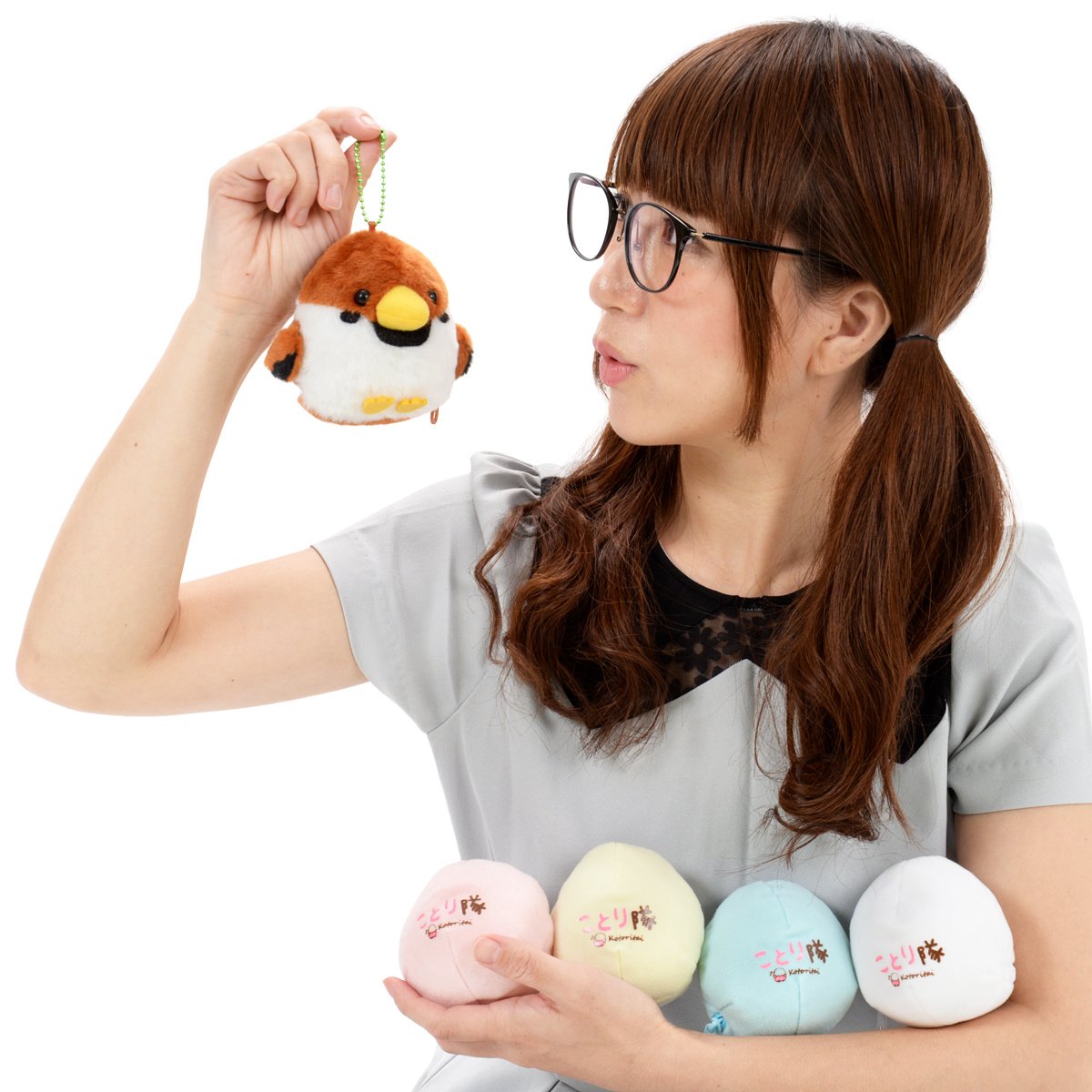 Kotori Tai Tamago kara Kururinpa Bird Plush Collection (Ball Chain