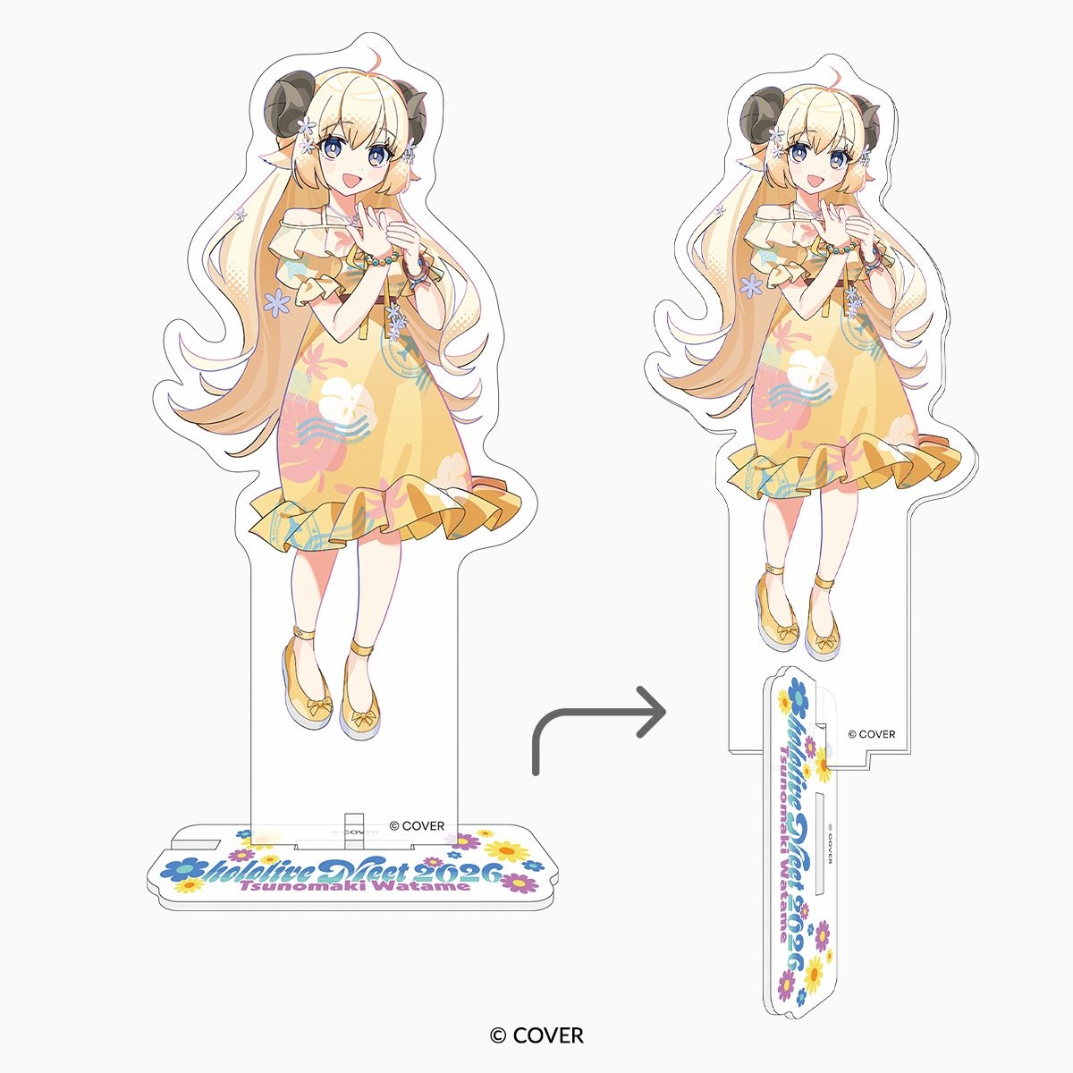 hololive Meet 2026 2nd Visual Two-Way Acrylic Stand Tsunomaki Watame 81 ...