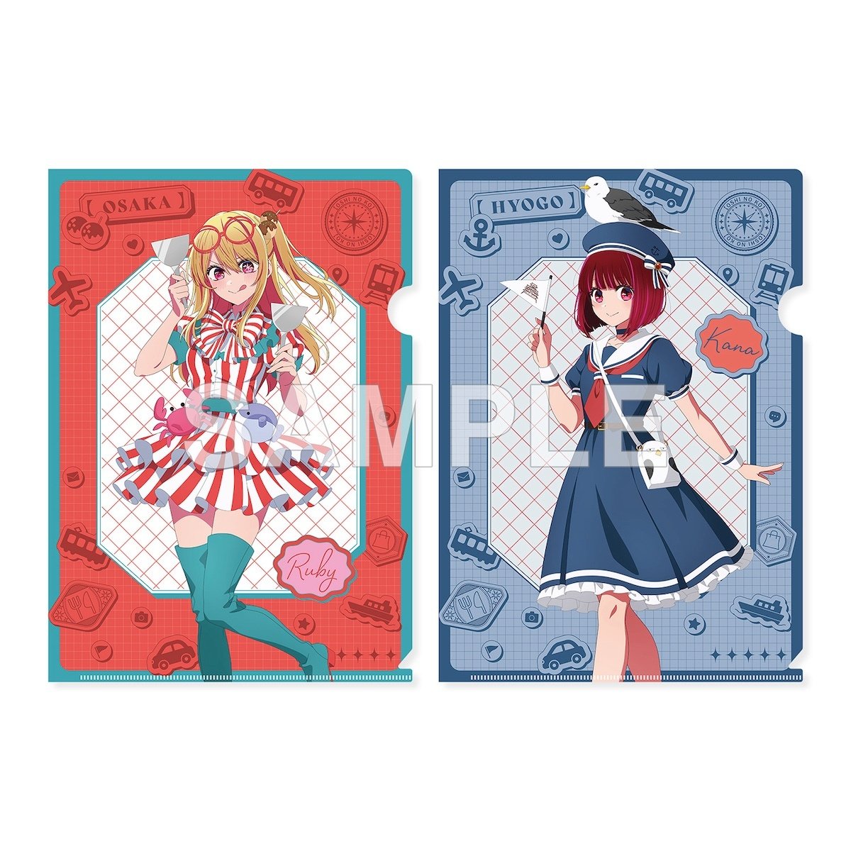 Oshi no Ko [47 Todofuken no Ko] Clear File Set Ruby (Osaka