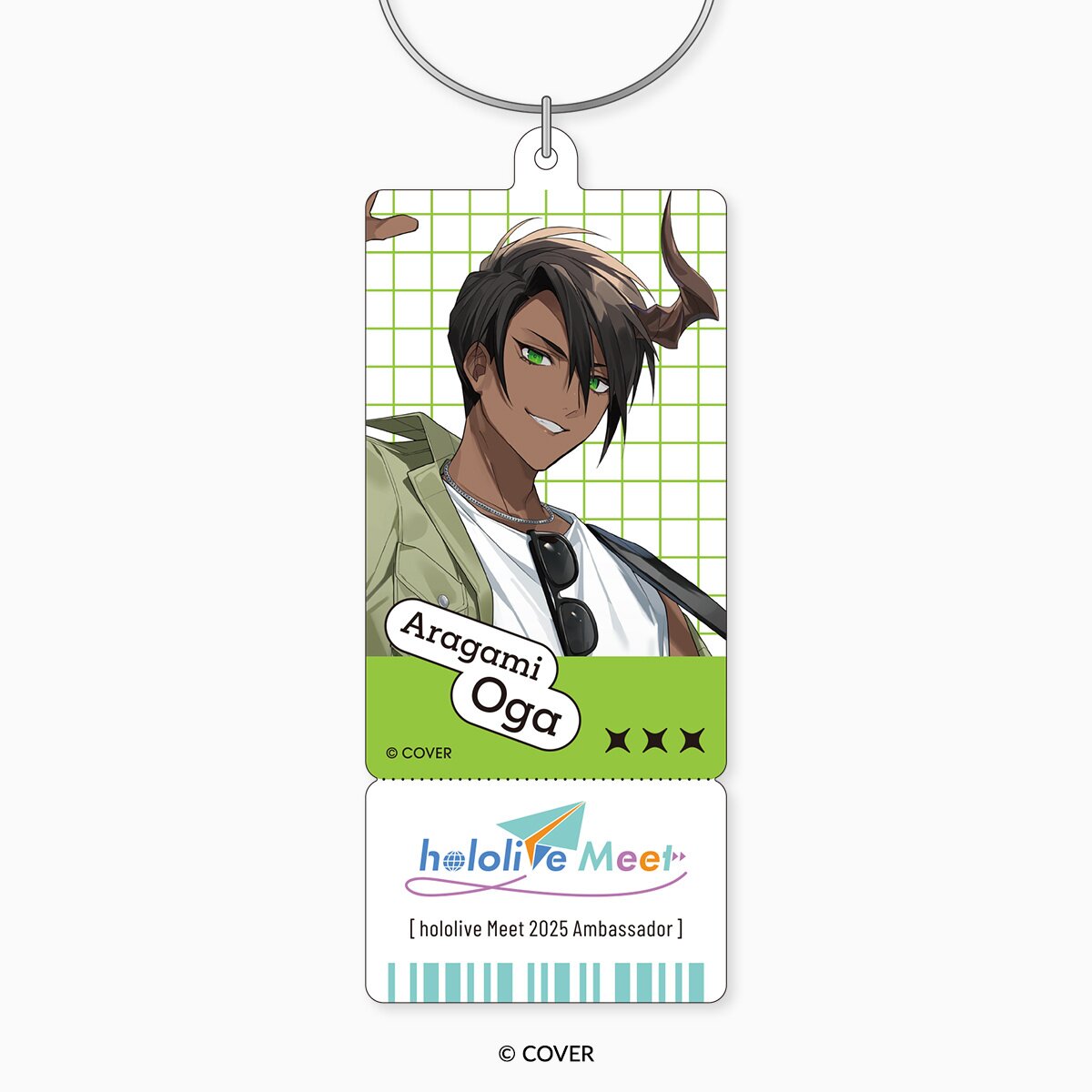 hololive Meet 2025 Acrylic Ticket Keychain - Aragami Oga 100% OFF