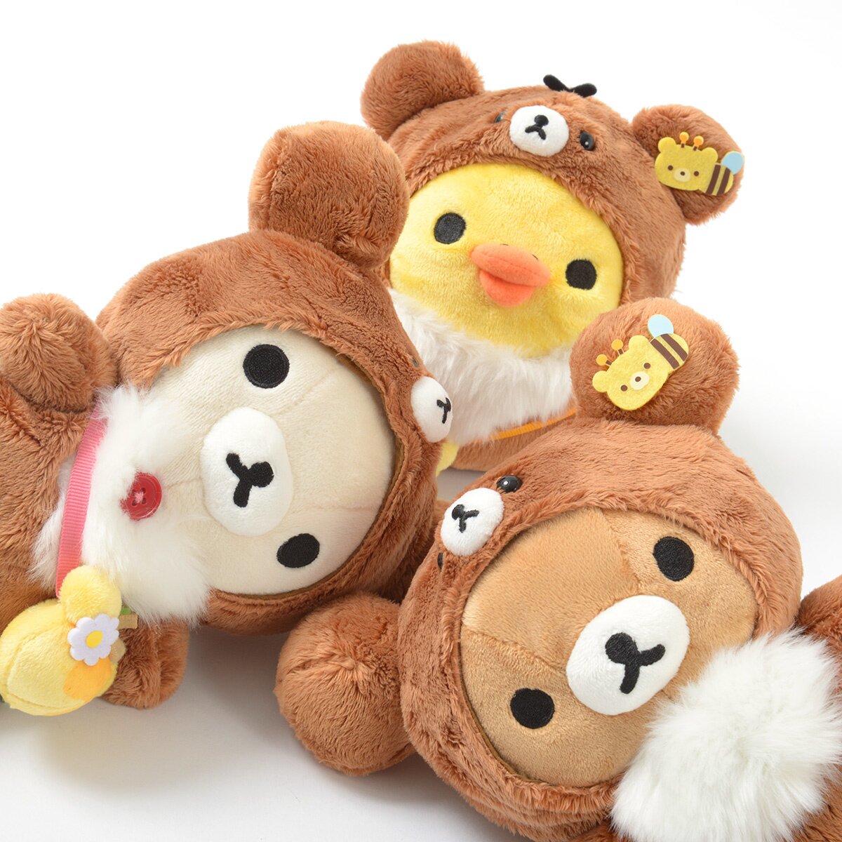 rilakkuma and korilakkuma cherry plush