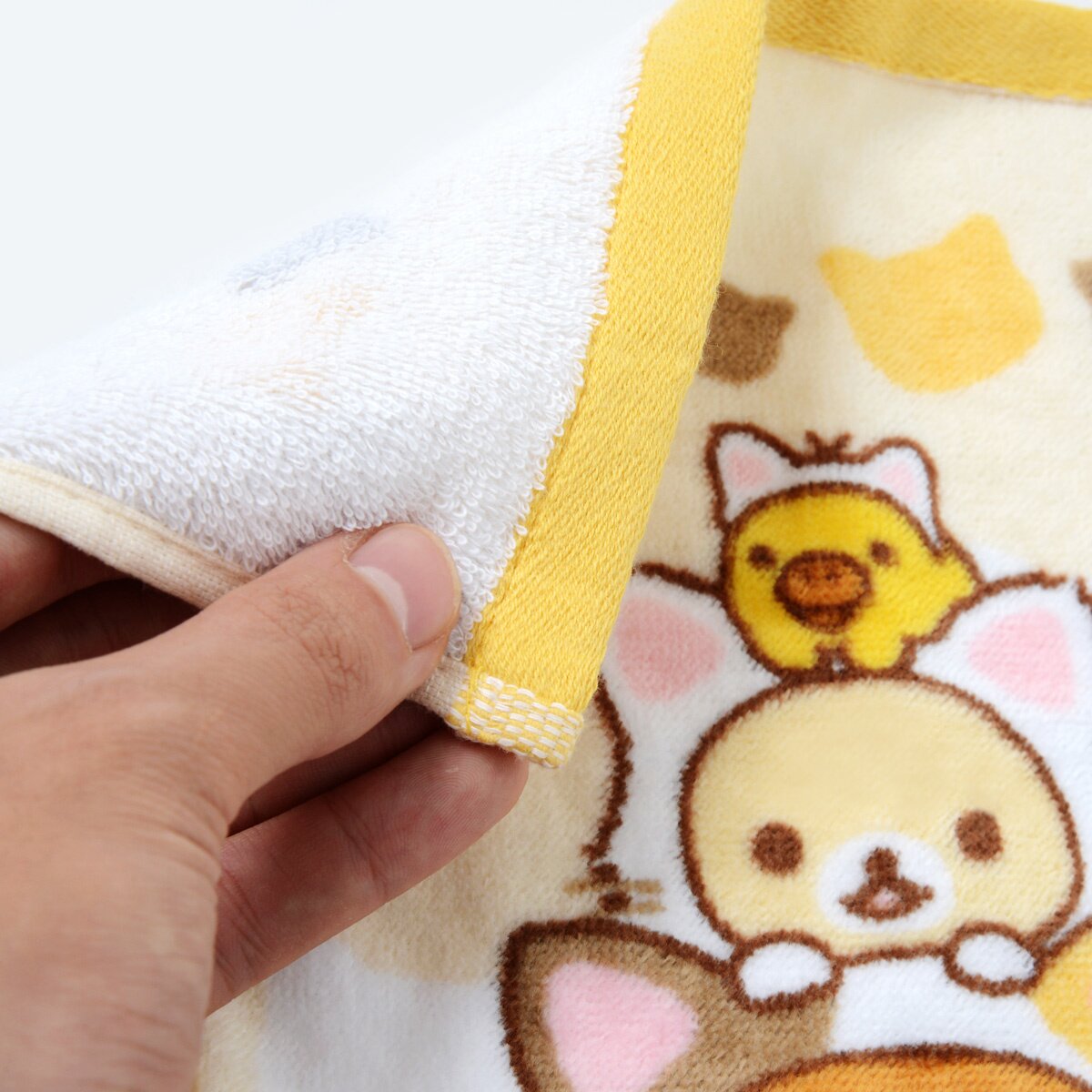 Yellow Bear Hand Towel