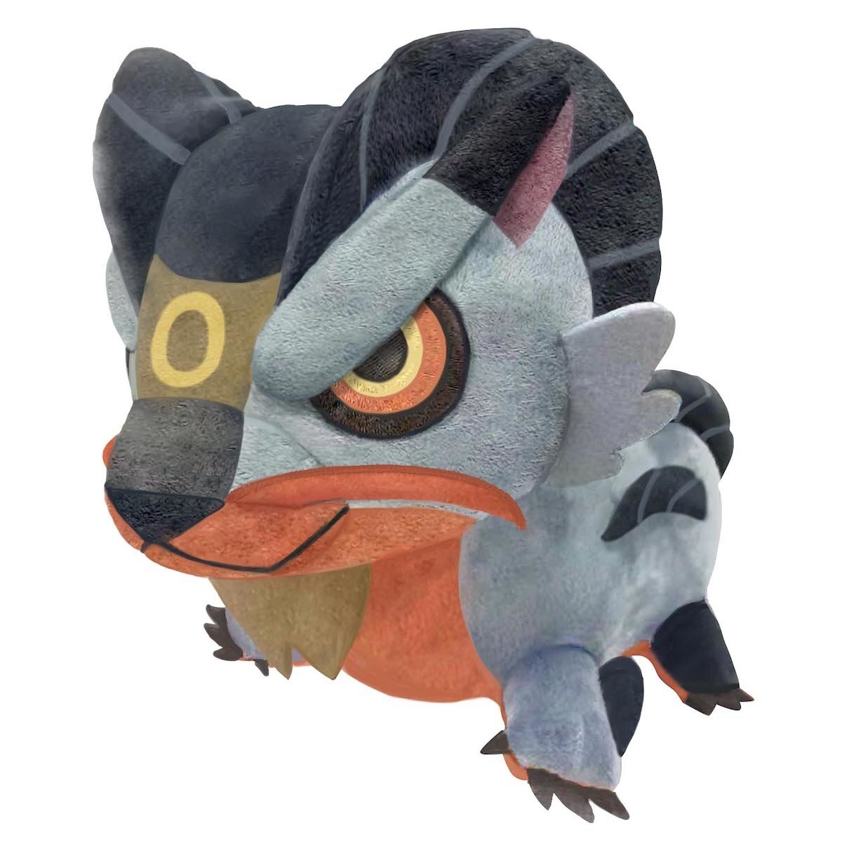 monster hunter rise garku large plush cushion