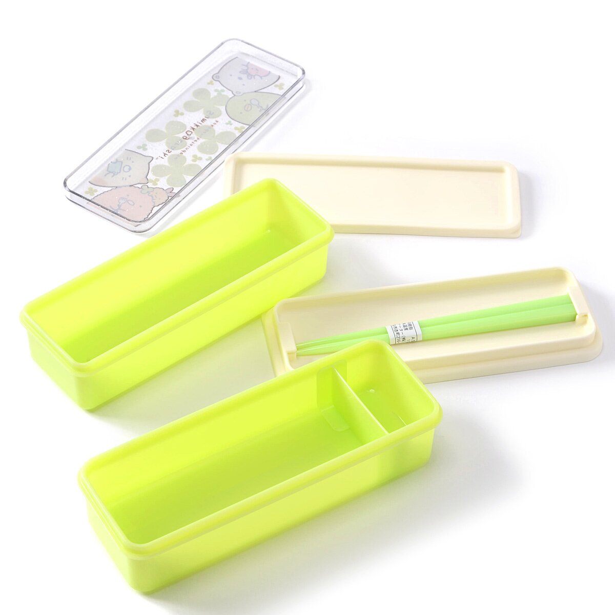 Sumikko Gurashi Set of 2 Mini Lunch Box (Gyumu Gyumu Squeeze)