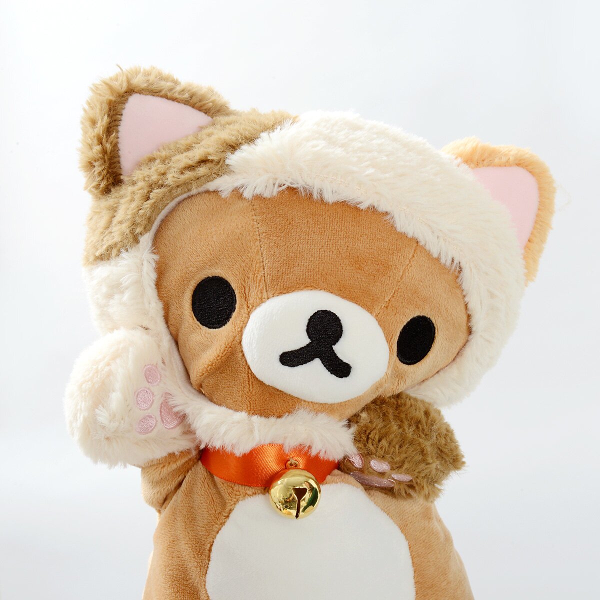 Rilakkuma Motto Nonbiri Neko Puppet Plush Collection: San-X