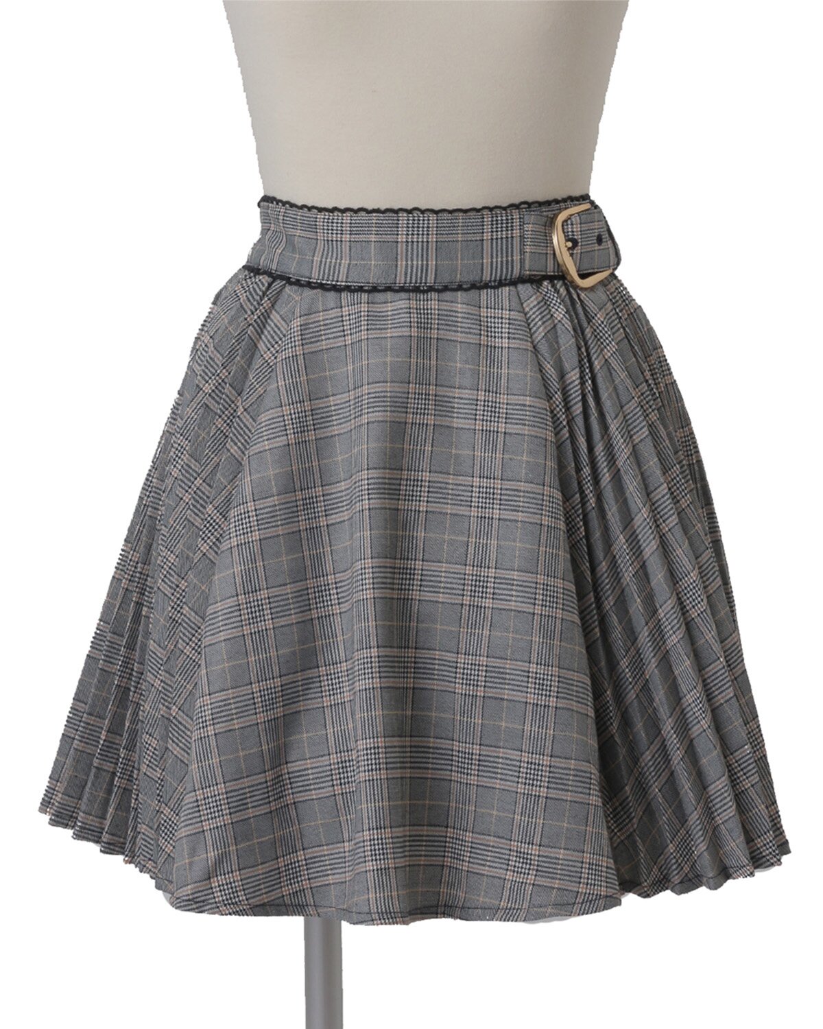 スカート herlipto Pleated Checkered Twill Skirt herlipto Pleated Chiffon Long Skirt スカート herlipto
