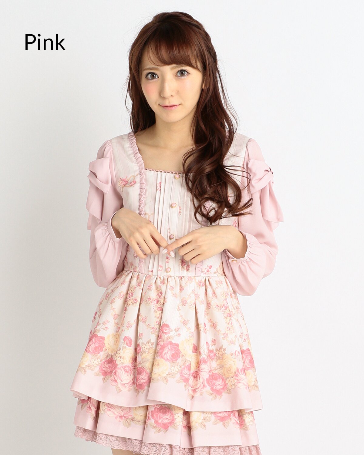 LIZ LISA Floral Cross Pattern Top - Tokyo Otaku Mode (TOM)