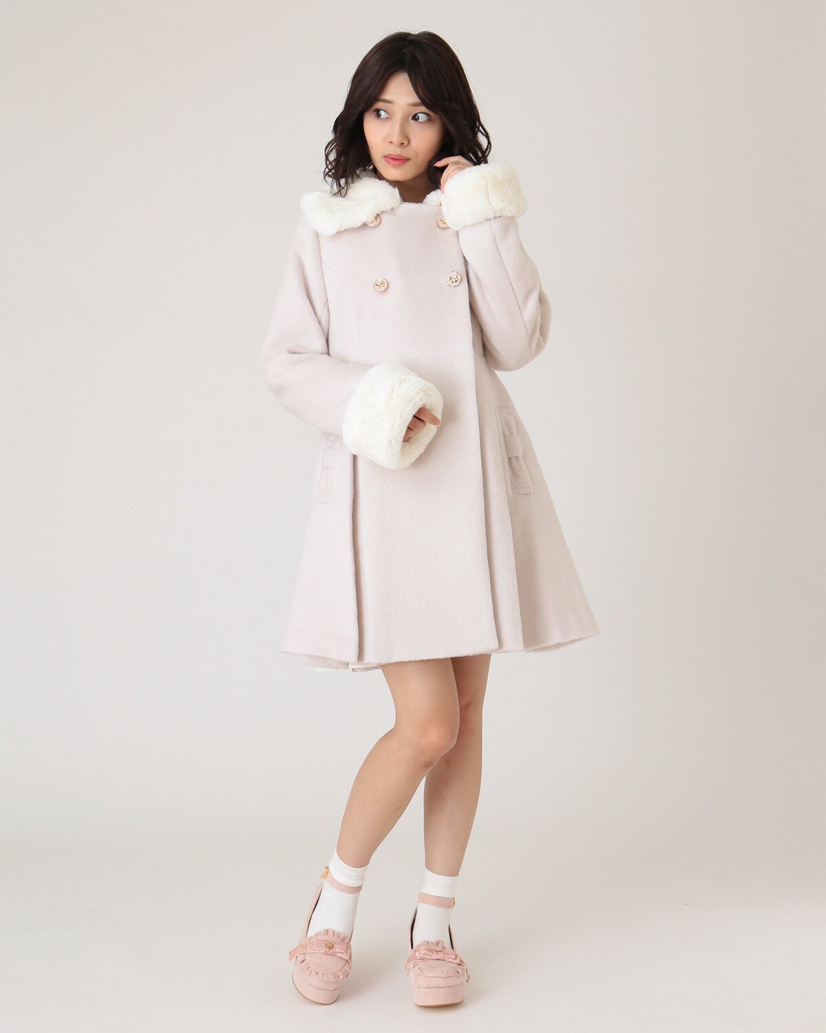 LIZ LISA Ribbon Pearl Button Coat: LIZ LISA - Tokyo Otaku Mode (TOM)