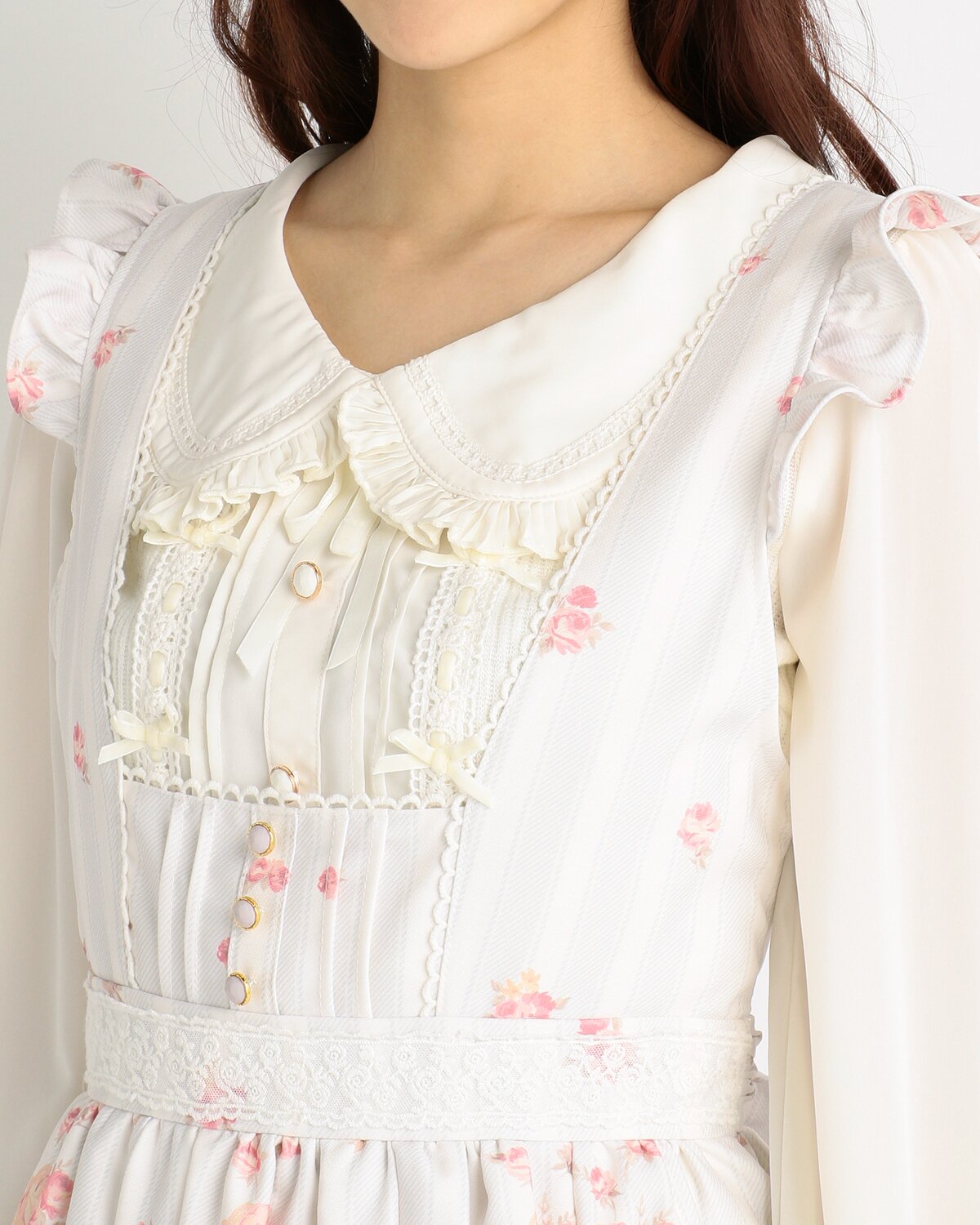 【LISE CHARMEL】新作★DRESSING FLORAL★キモノガウン Lise Charmel Nachtmode Dressing Floral Babydoll ALC1788 bij