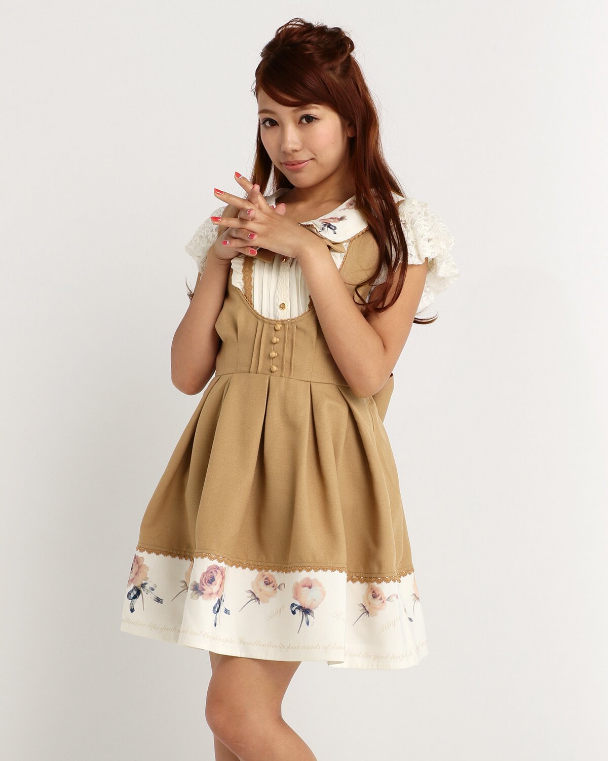 LIZ LISA Back Ribbon Pinafore Dress