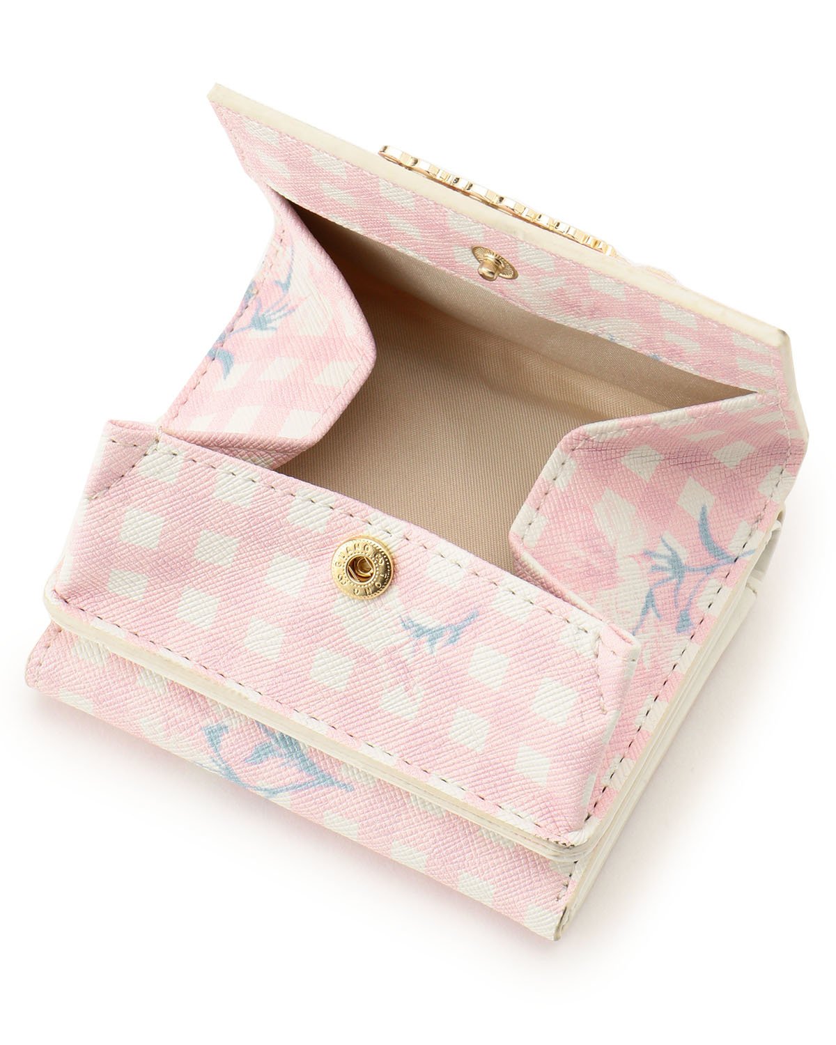 LIZ LISA Gingham Flower Mini Wallet - Tokyo Otaku Mode (TOM)