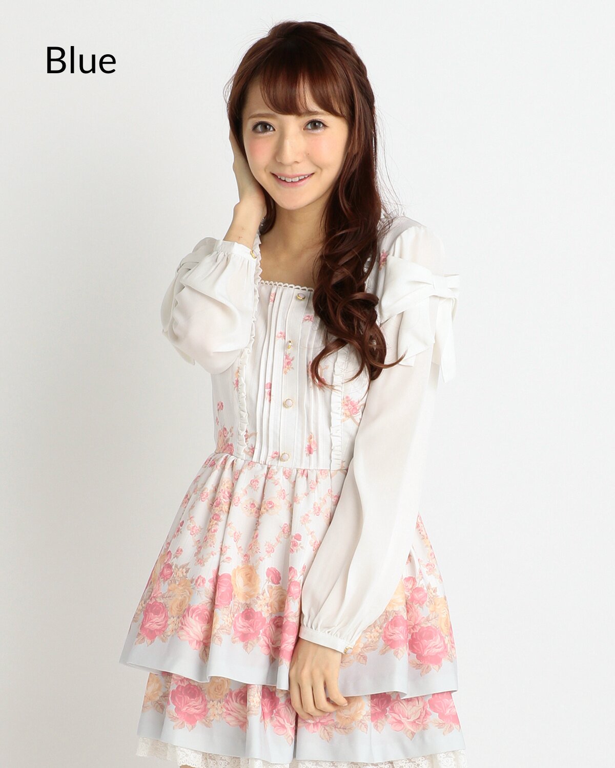 LIZ LISA Floral Cross Pattern Top - Tokyo Otaku Mode (TOM)