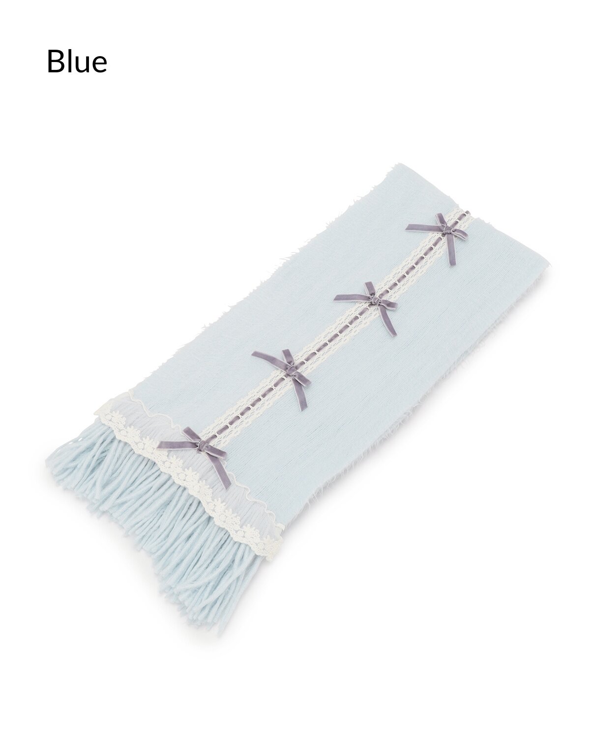 LIZ LISA Lace & Ribbon Fuzzy Scarf - Tokyo Otaku Mode (TOM) LIZ LISA Lace & Ribbon Fuzzy Scarf - Tokyo Otaku Mode (TOM)
