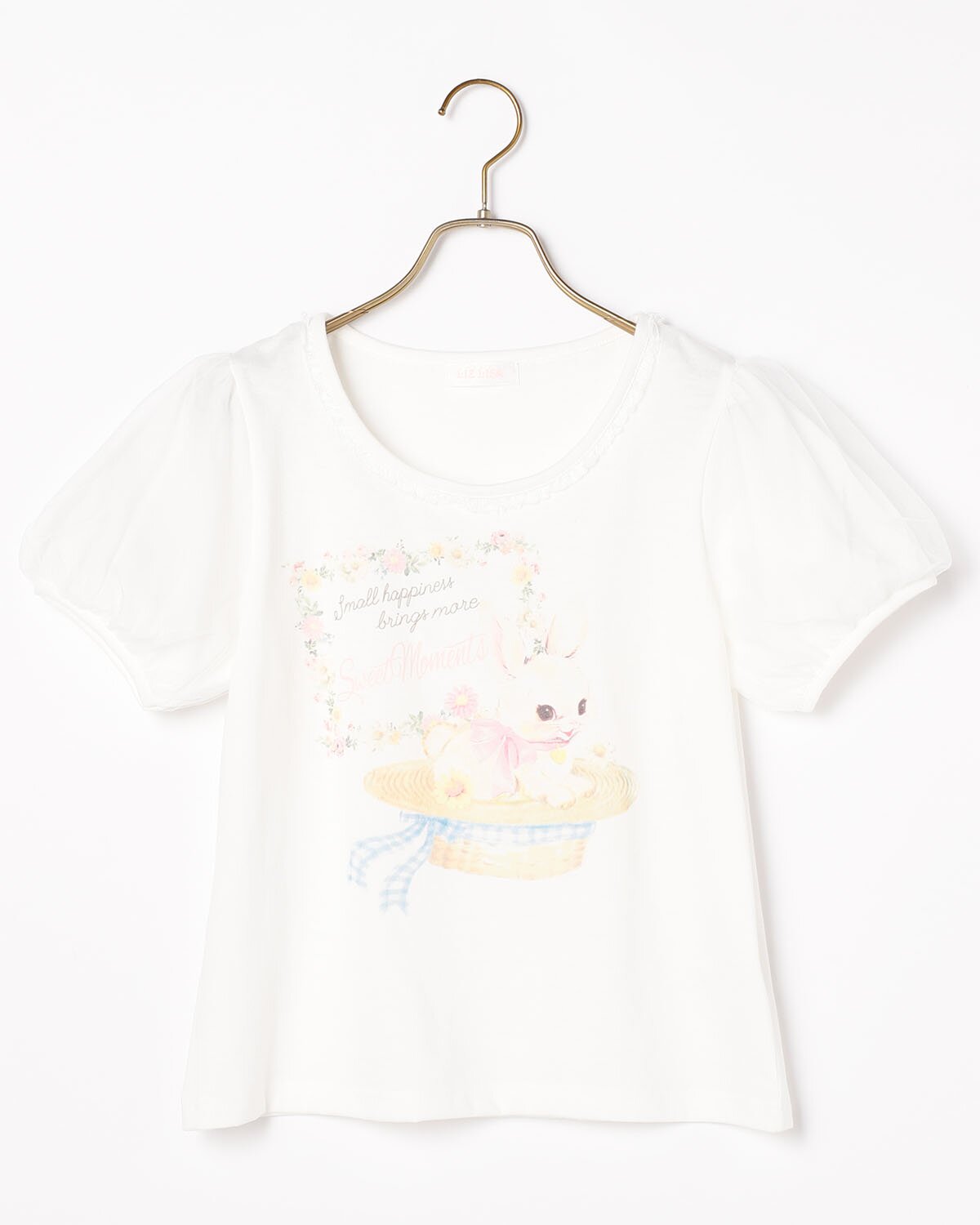 LIZ LISA Flower Rabbit Print T-Shirt - Tokyo Otaku Mode (TOM)