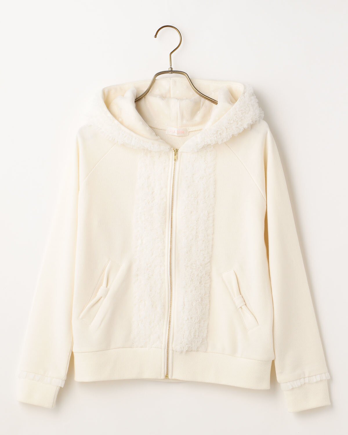 Frill discount hoodie women's