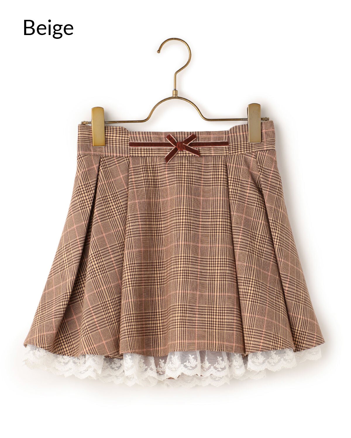 Plaid Long Skirt - スカート