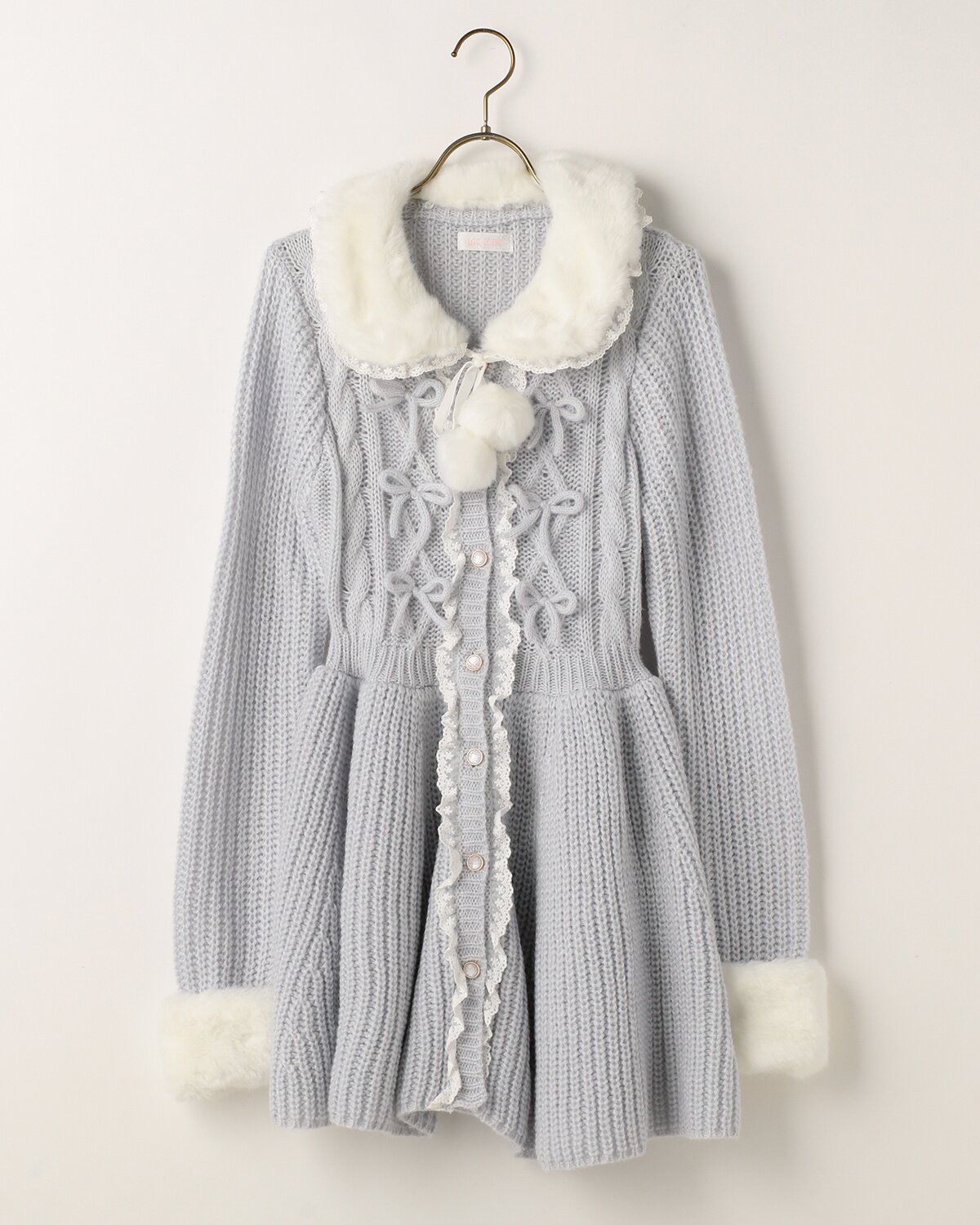 LIZ LISA Fur Mesh Peplum Cardigan - Tokyo Otaku Mode (TOM)