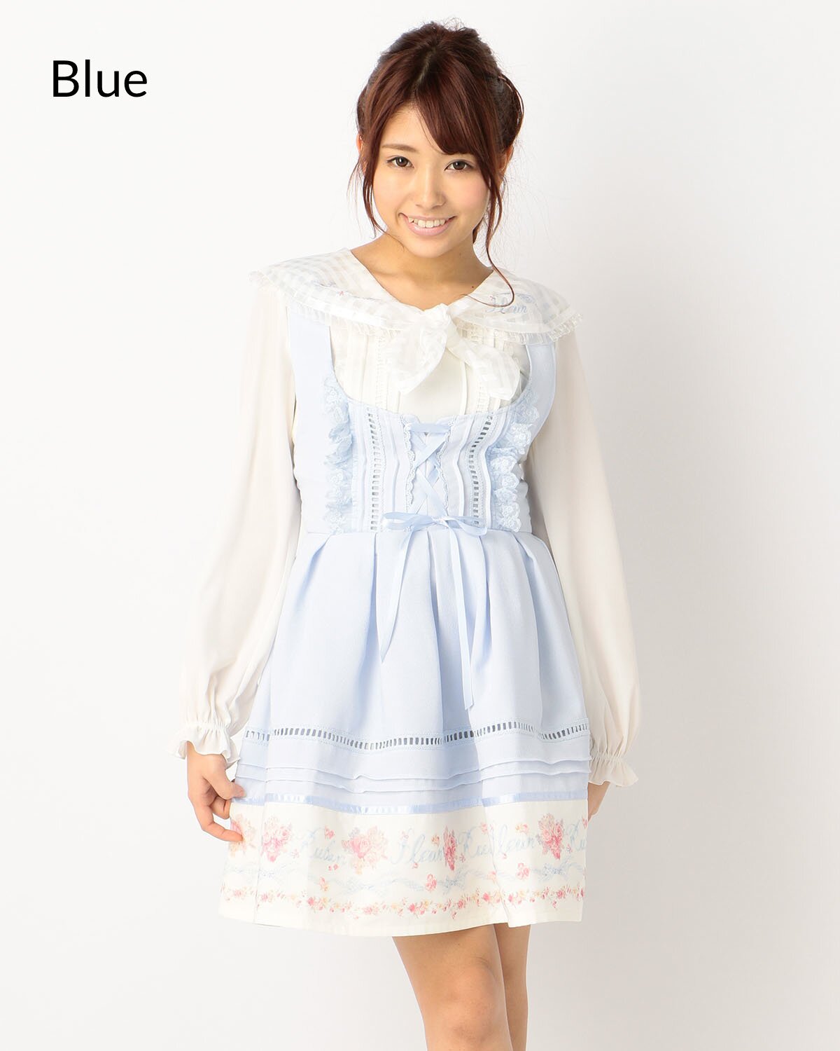 LIZ LISA Sheer Gingham Pinafore Dress - Tokyo Otaku Mode (TOM)