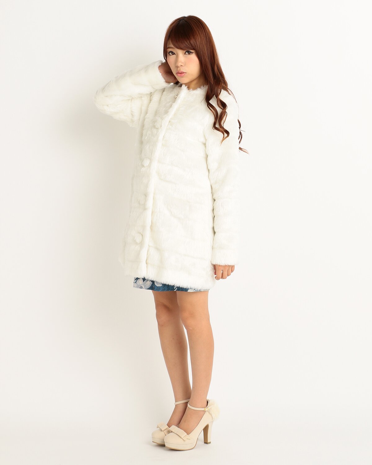 LIZ LISA Jeweled Faux Fur Coat: LIZ LISA - Tokyo Otaku Mode (TOM)