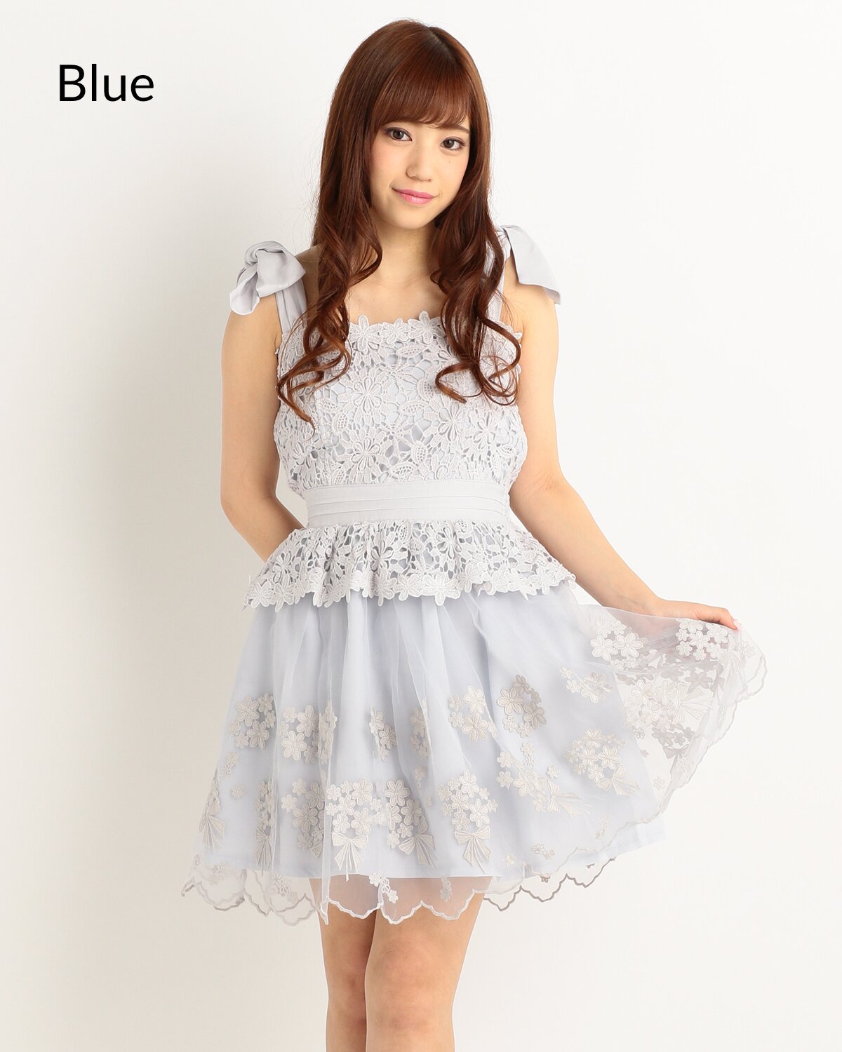 LIZ LISA Lace & Organdy Party Dress