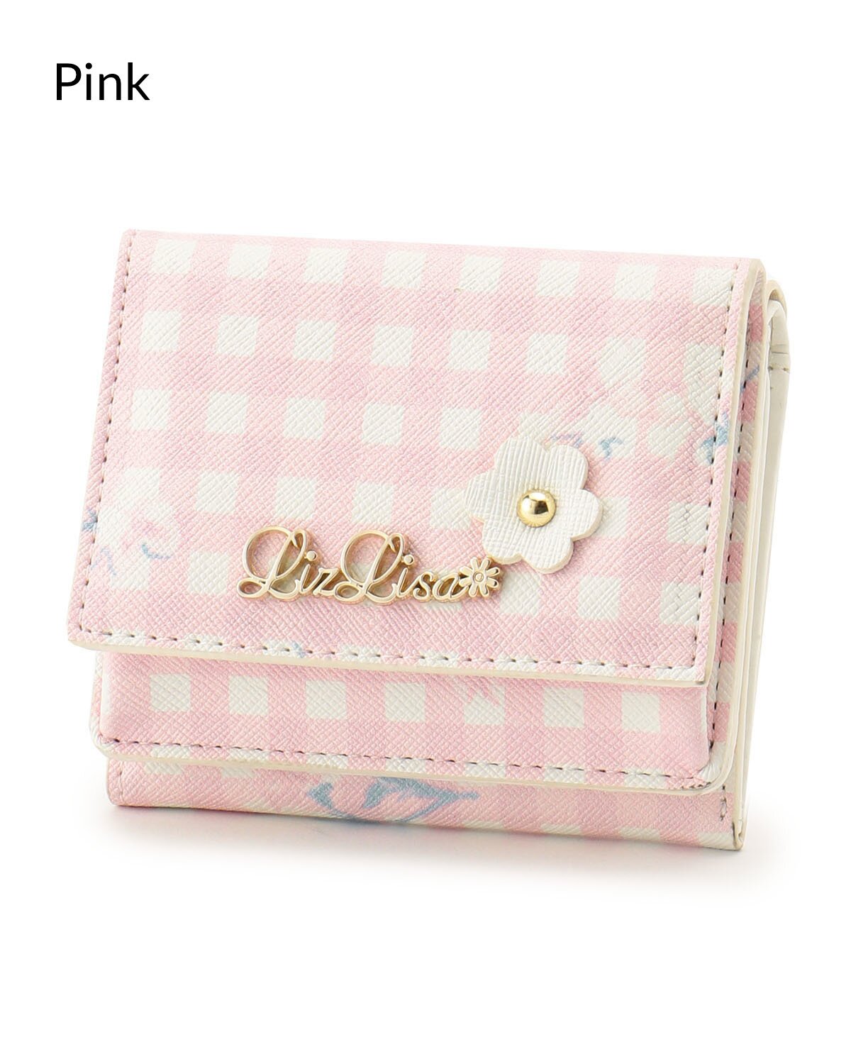 LIZ LISA Gingham Flower Mini Wallet - Tokyo Otaku Mode (TOM)